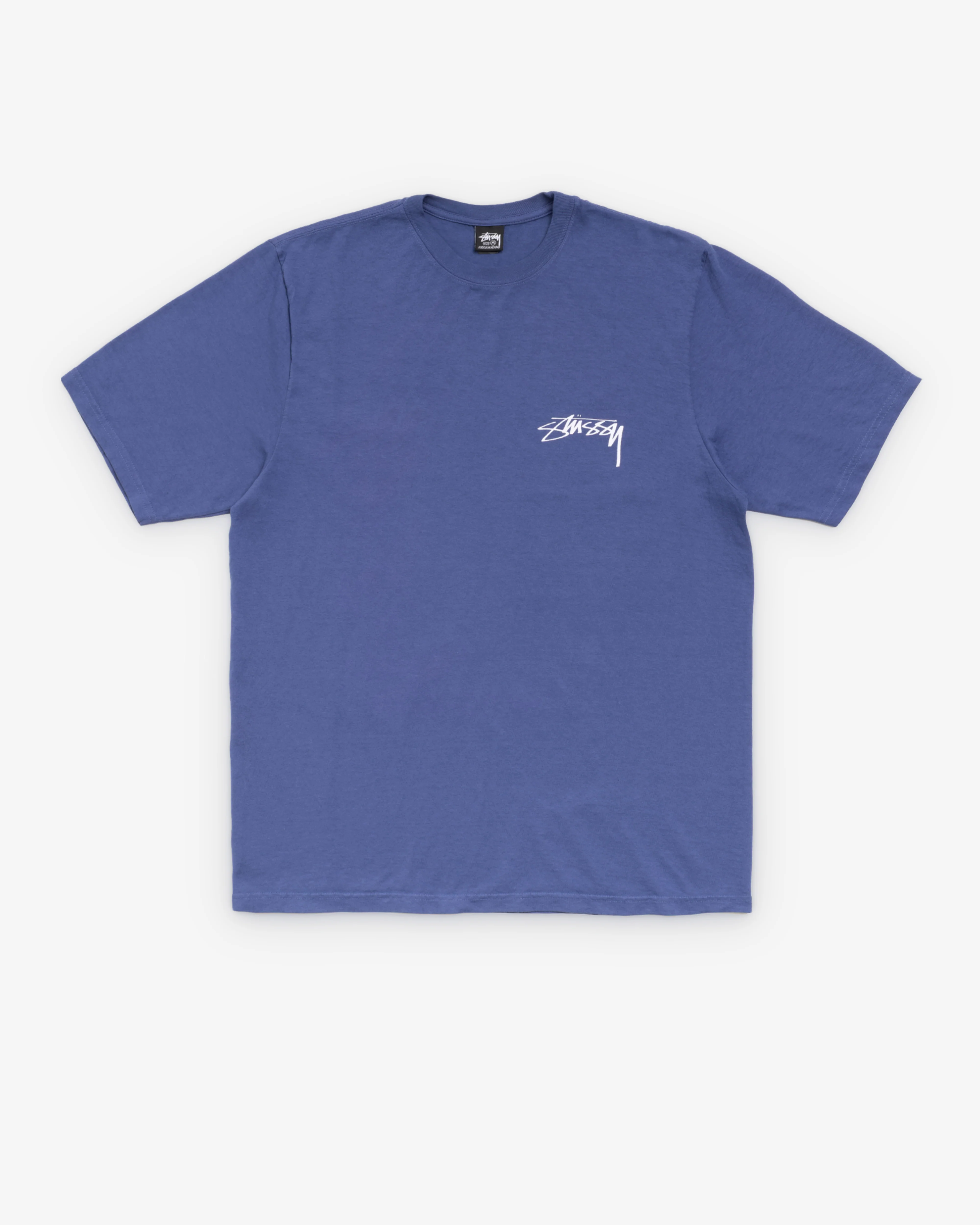 Stüssy - Men's Skate Stack Pig. Dyed Tee - (Indigo) - Image 2