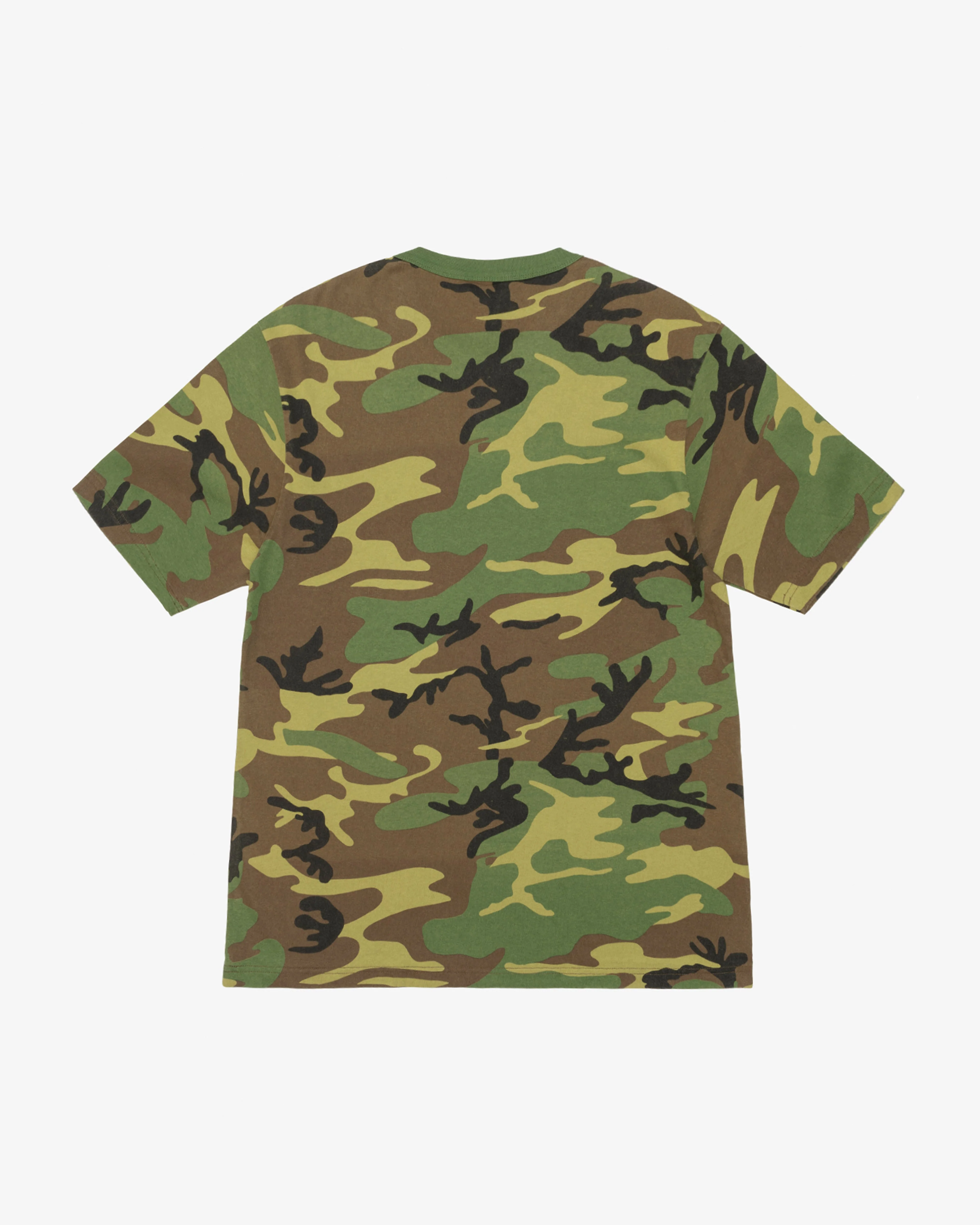 Stüssy - Men's Stock Camo Tee - (Camo/White) - Image 2