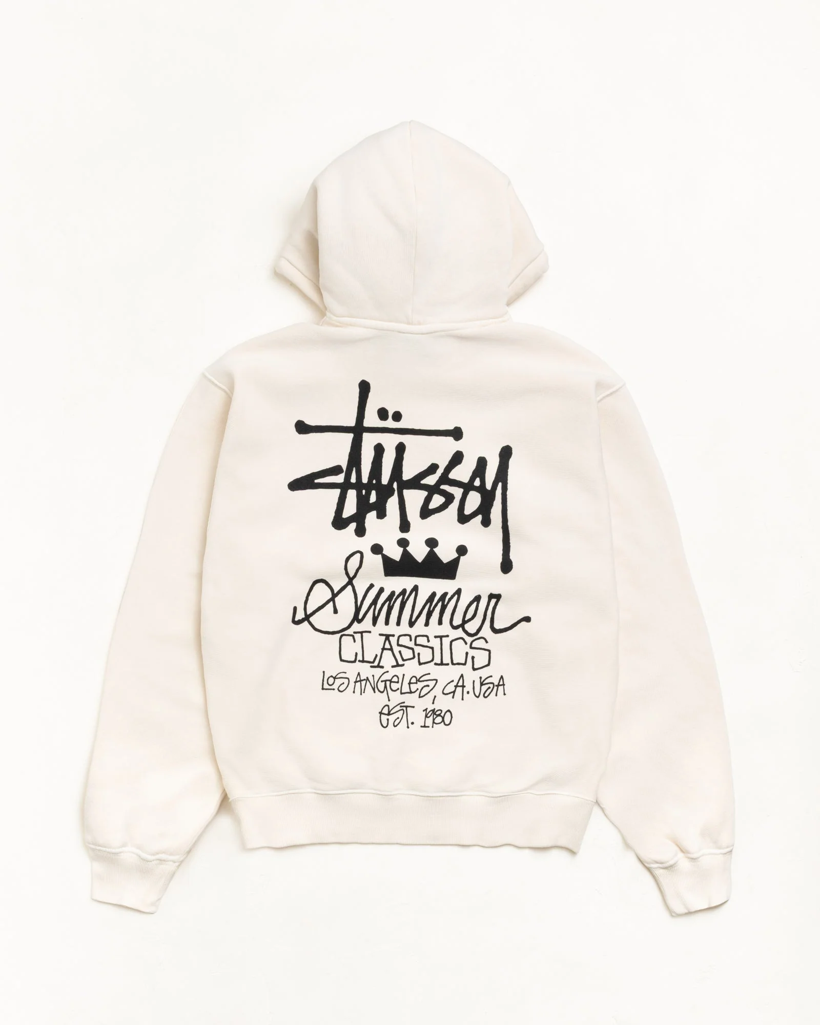 Stüssy - Men's Summer Classics Gar. Dyed Hood - (Bone)