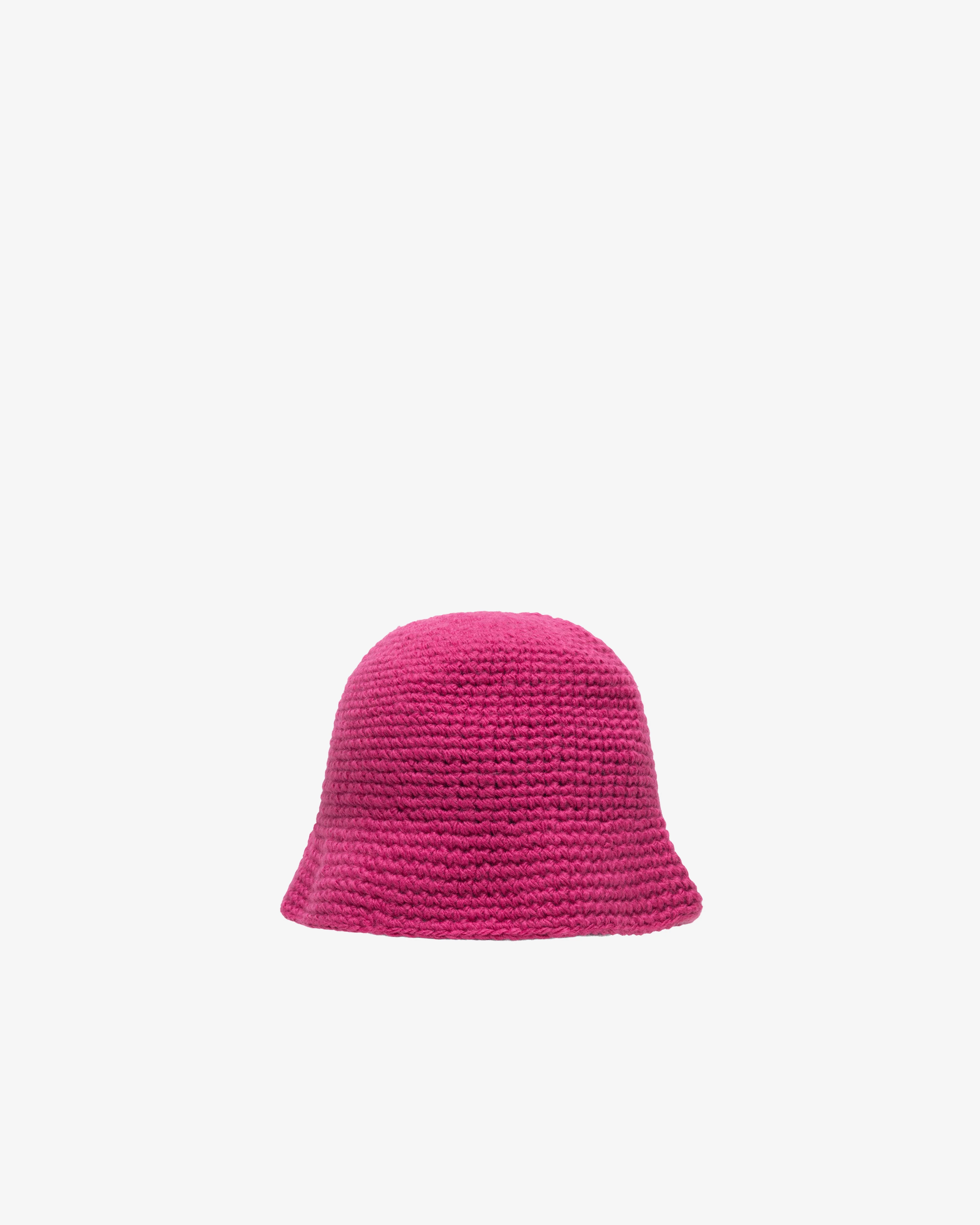 Stussy - Men's Swirly S Knit Bucket Hat - (Berry) - Image 2