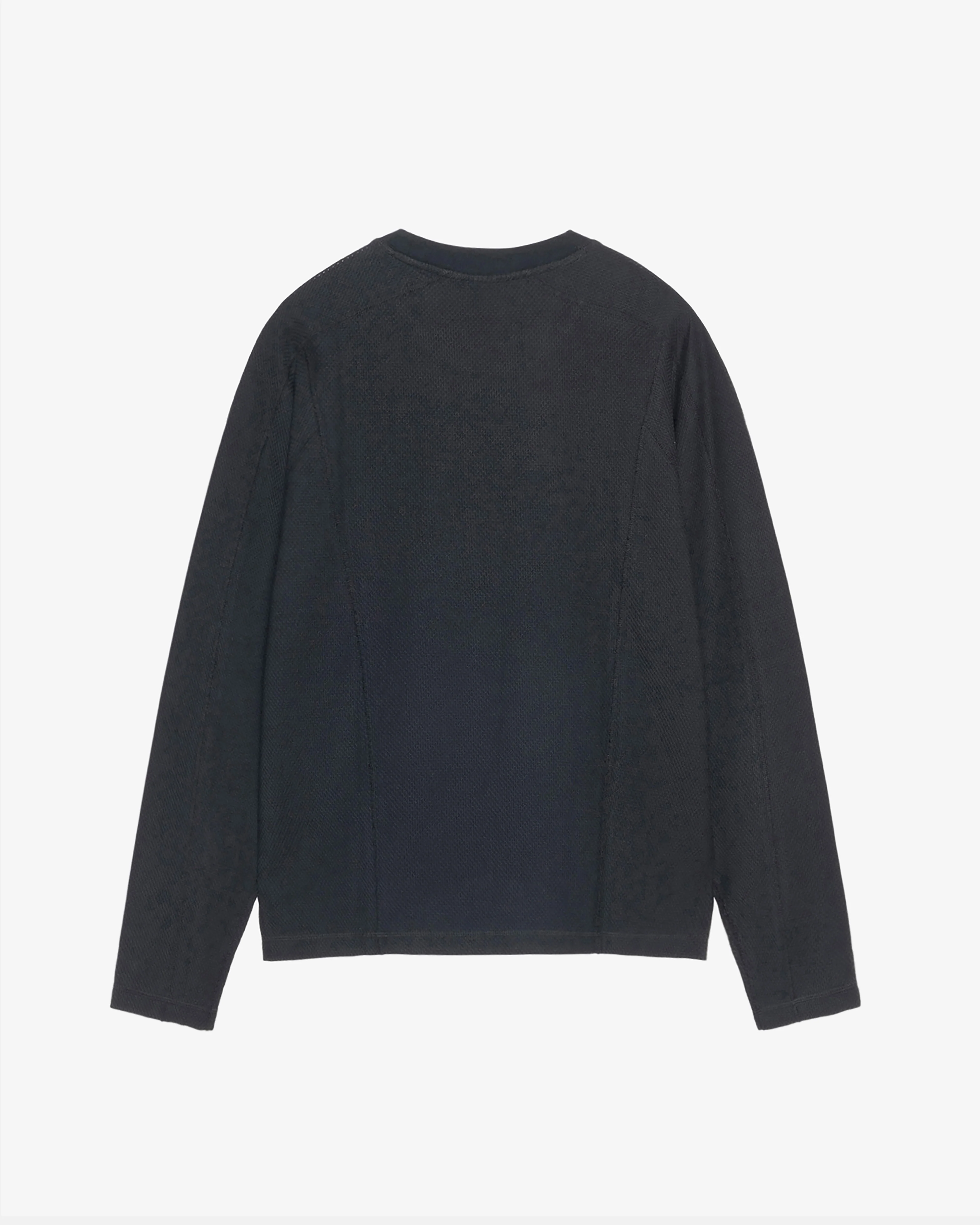 Stüssy - Men's Wave Training Ls Crew - (Black) - Image 2