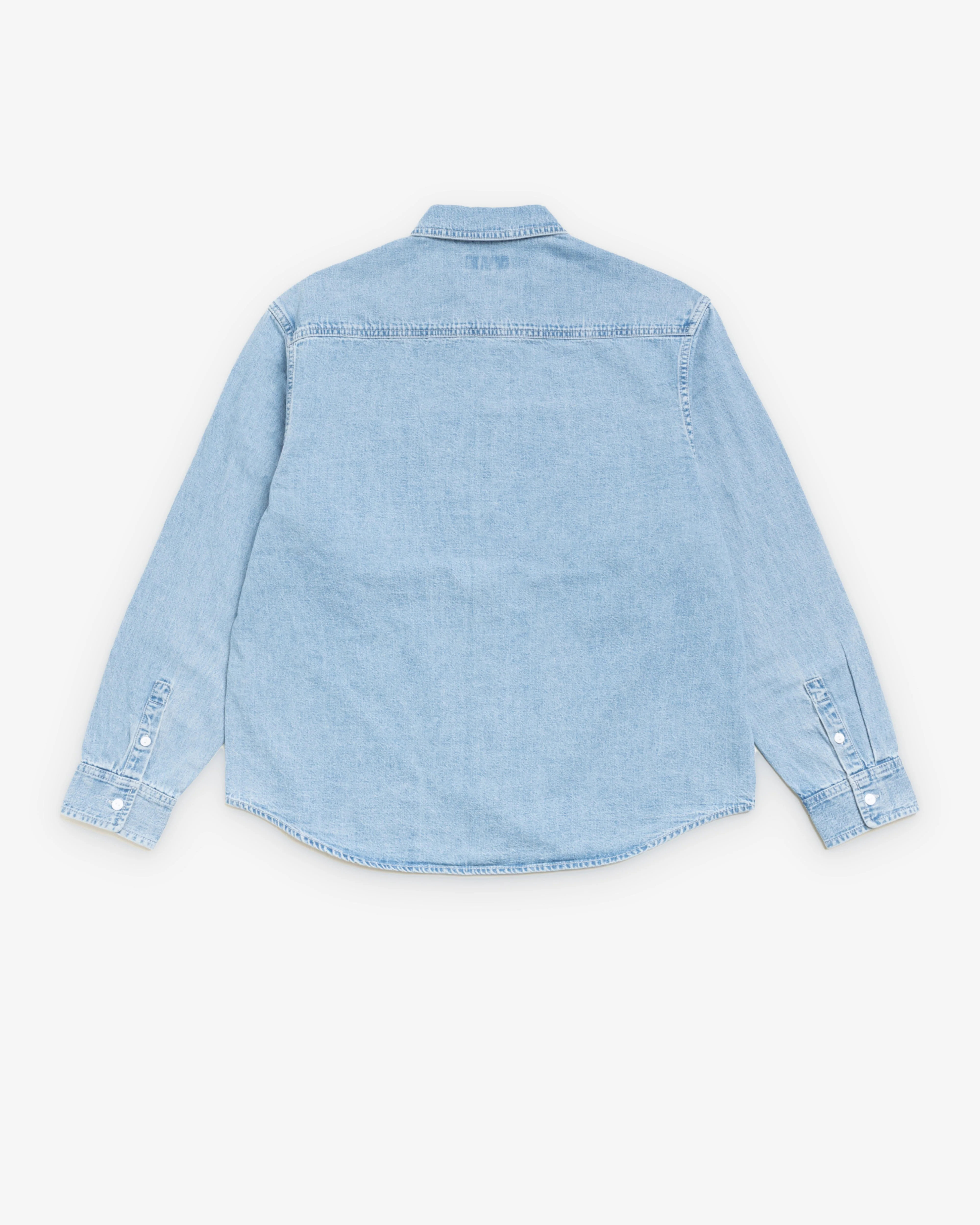 Stussy - Men's Work Denim Shirt - (Light Wash) - Image 2
