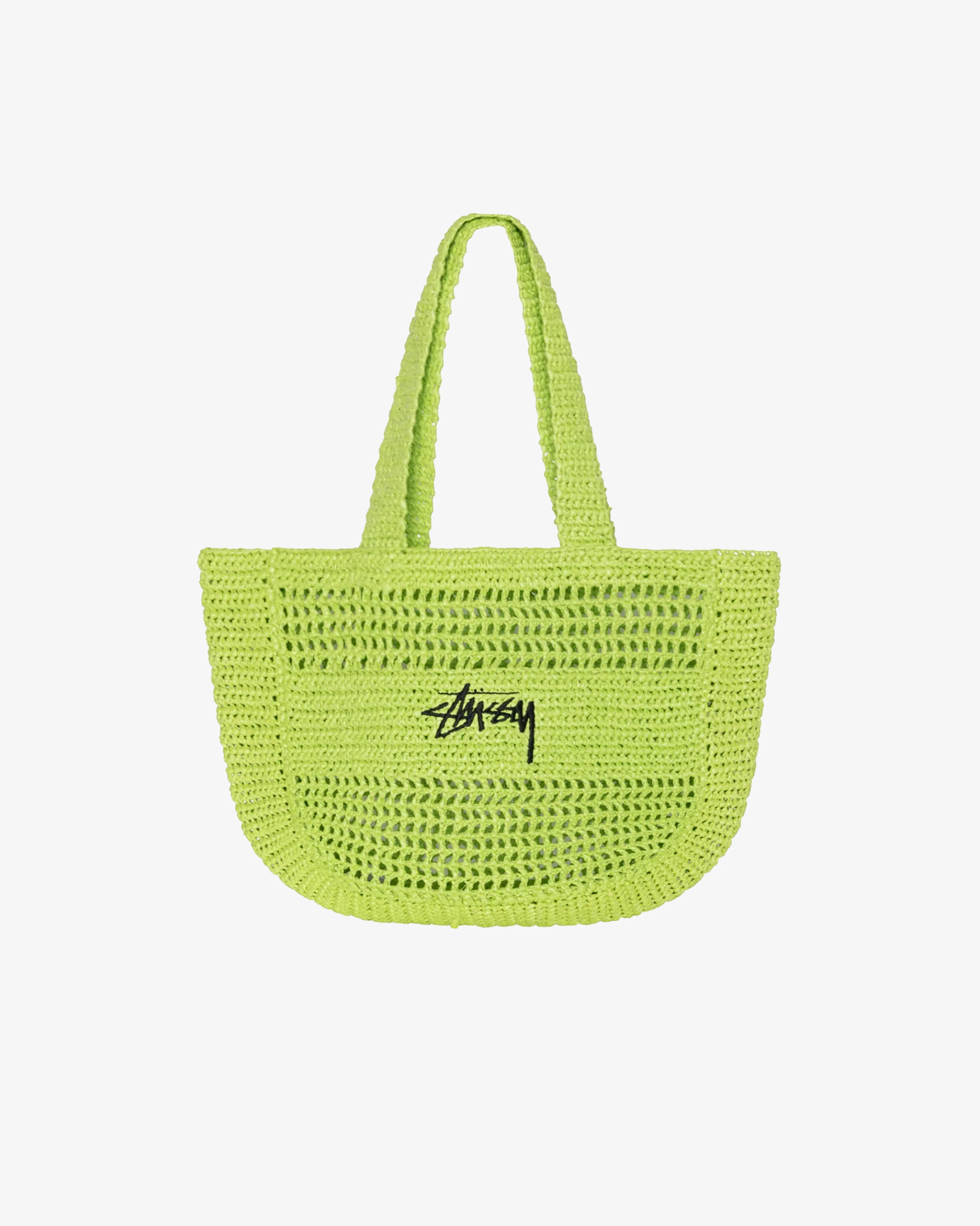 Stüssy - Raffia Bag - (Lime)