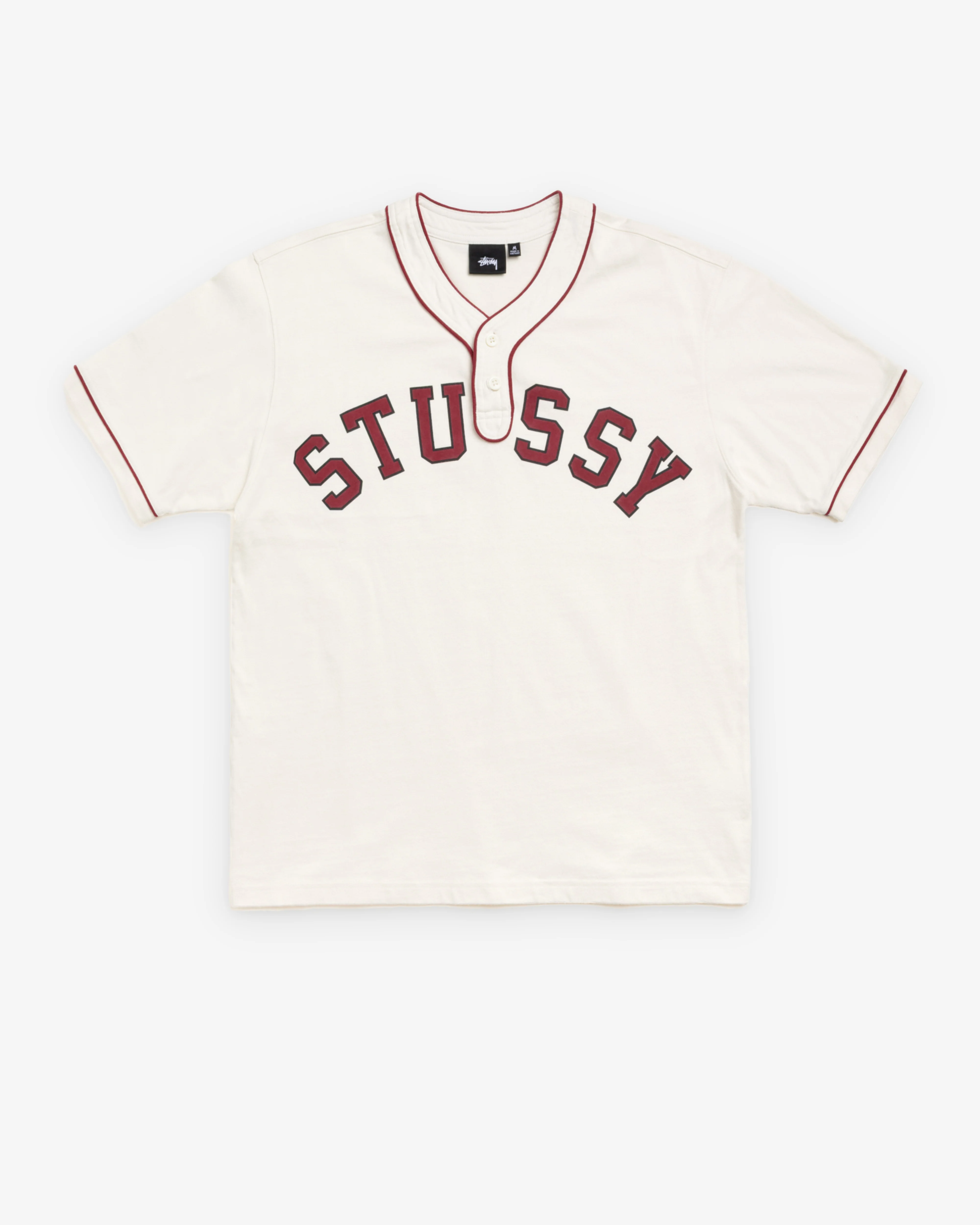 Stüssy  - Men's Arch Baseball Jersey - (Natural)