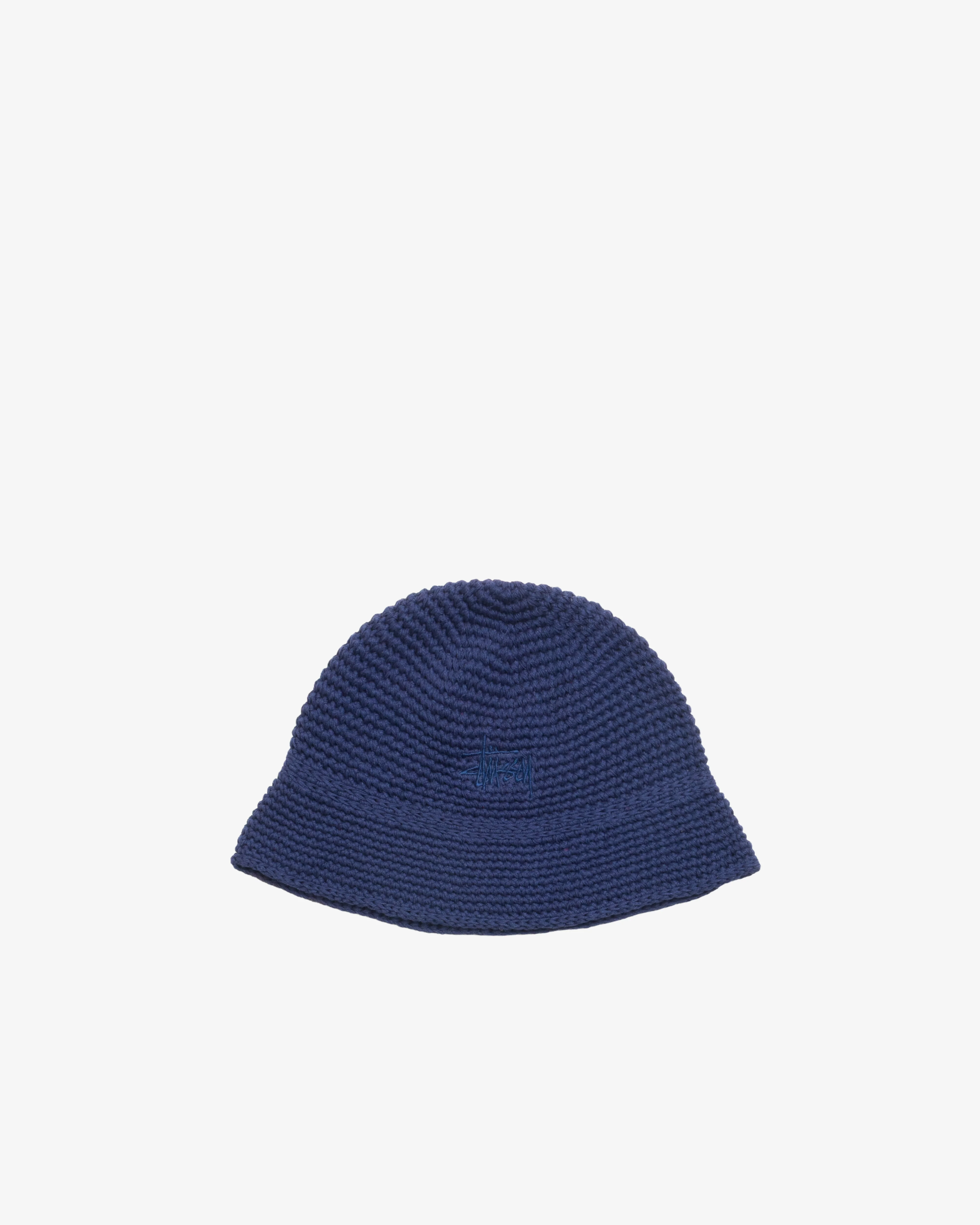 Stüssy -  Men's Basic Linen Knit Bucket - (Navy)