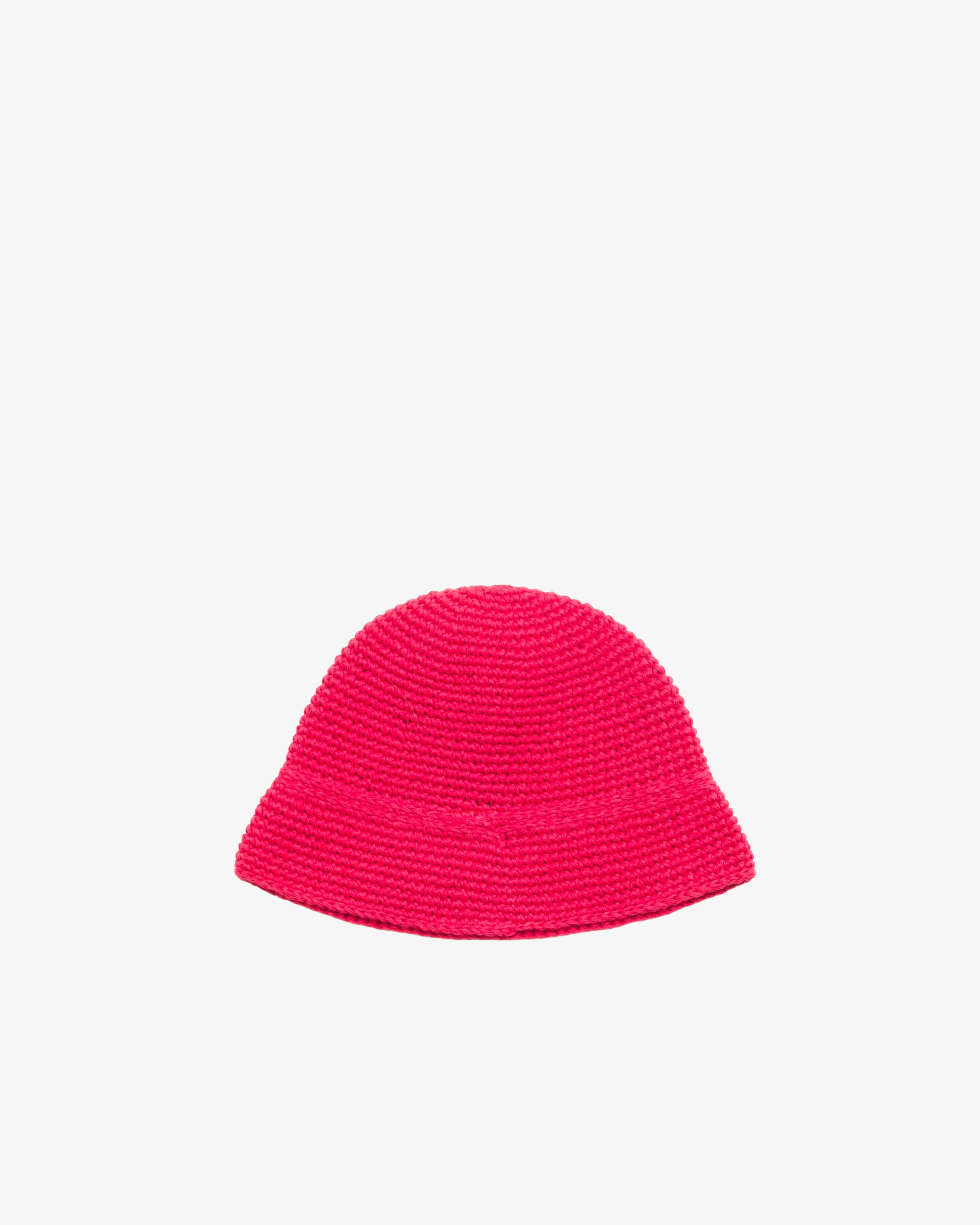 Stüssy -  Men's Basic Linen Knit Bucket - (Red) - Image 2