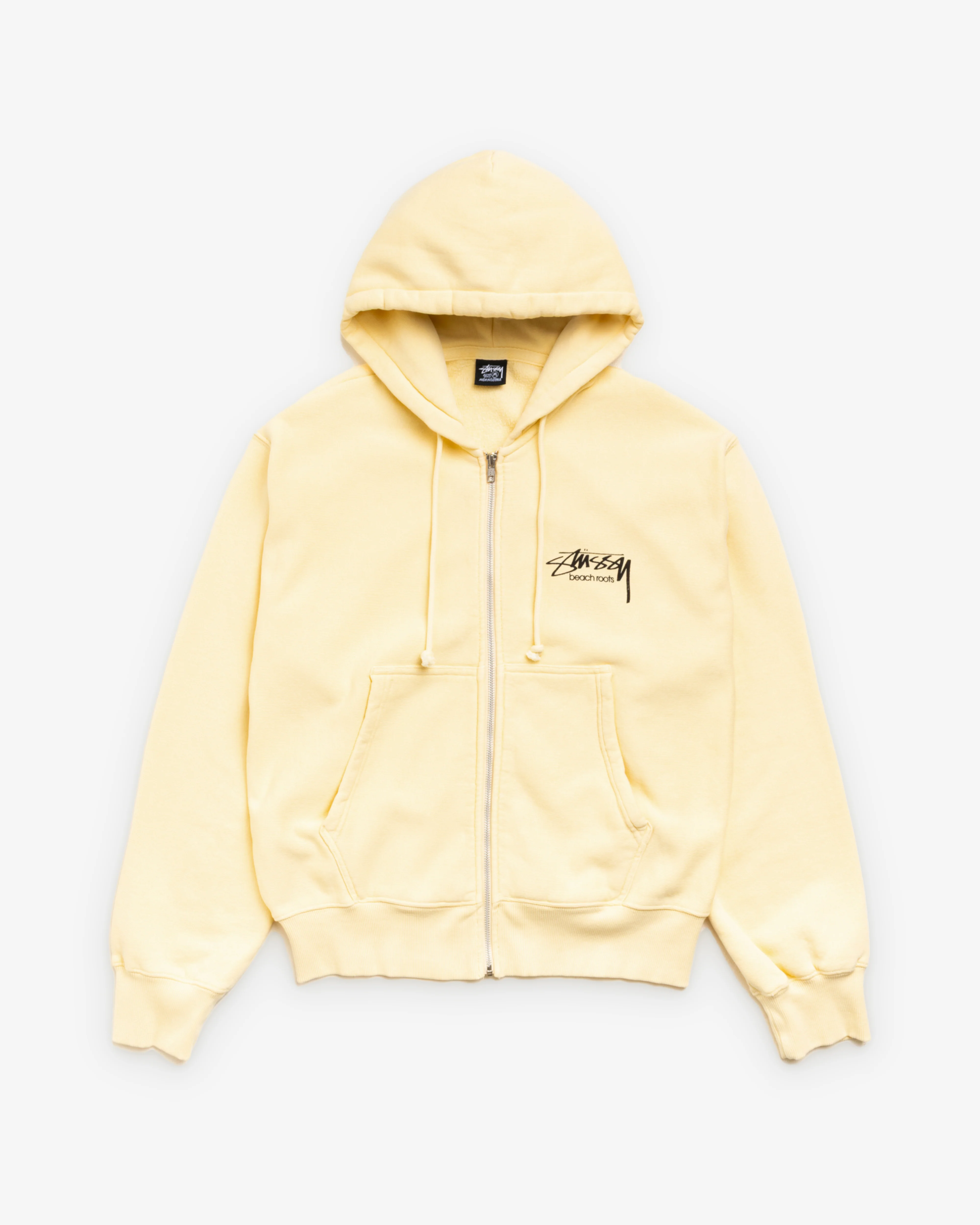 Stüssy - Men's Beach Roots Gar. Dyed Zip Hood - (Gold)