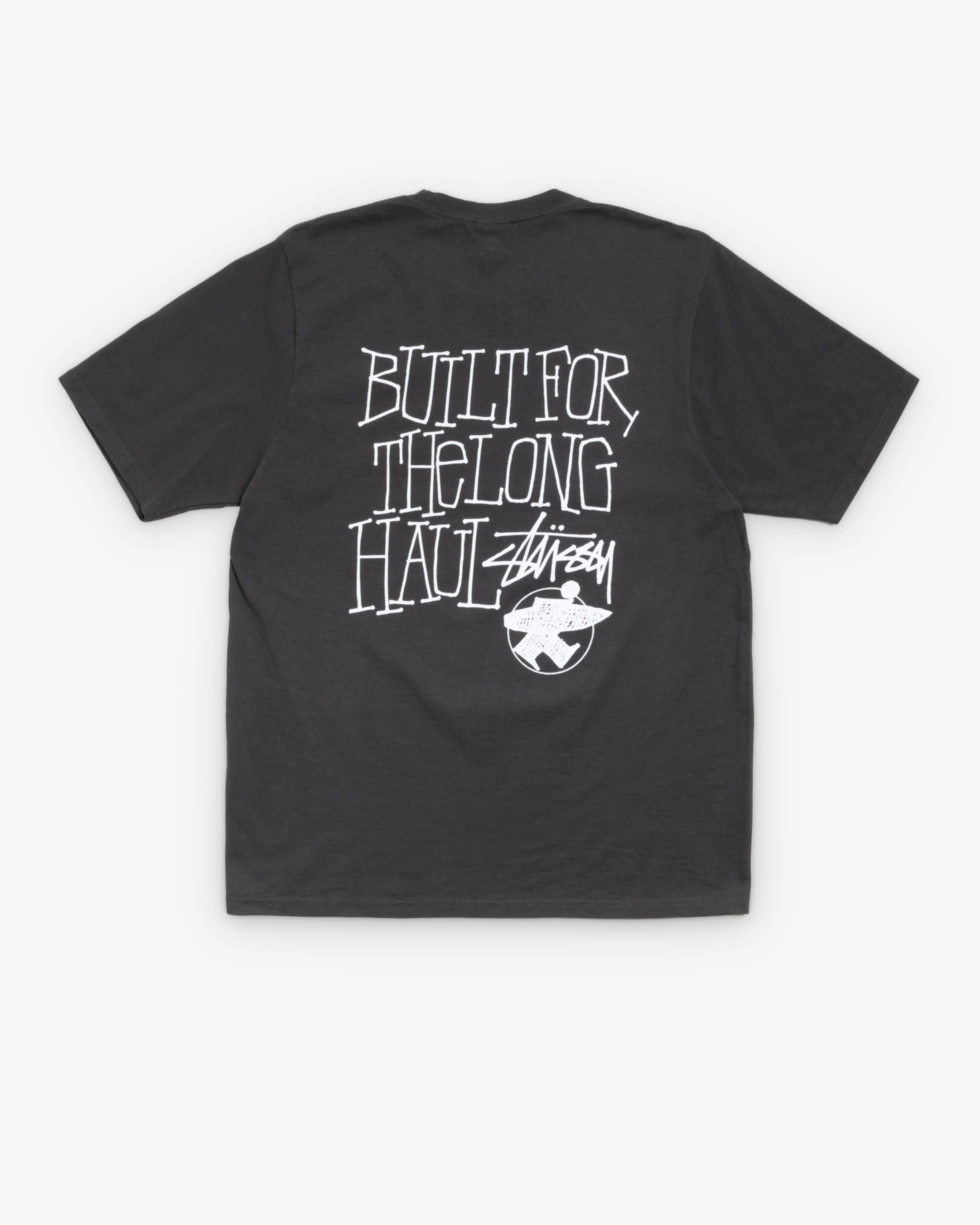 Stüssy - Men's Long Haul Pig. Dyed Tee - (Black) - Image 2
