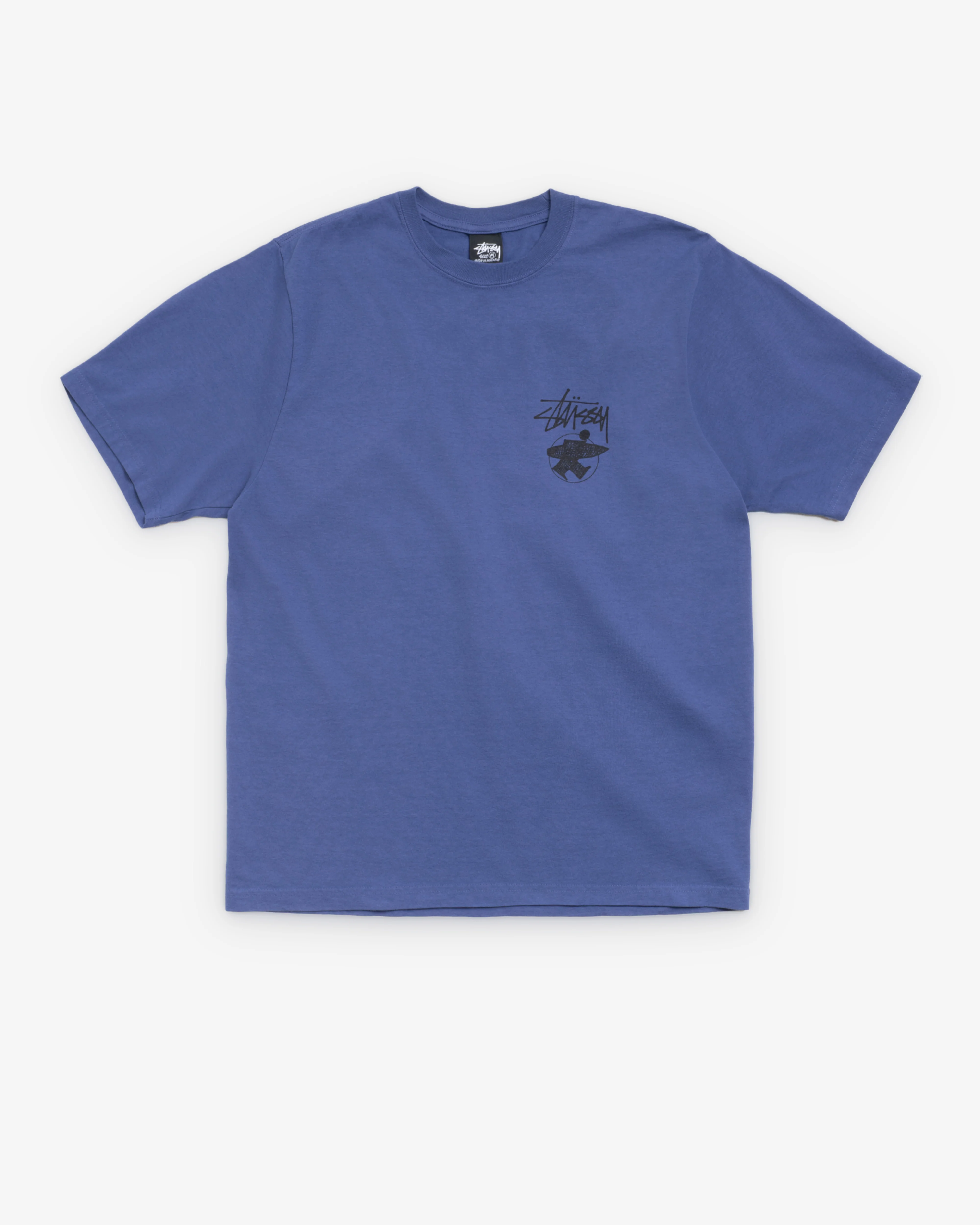 Stüssy  - Men's Long Haul Pig. Dyed Tee - (Indigo)