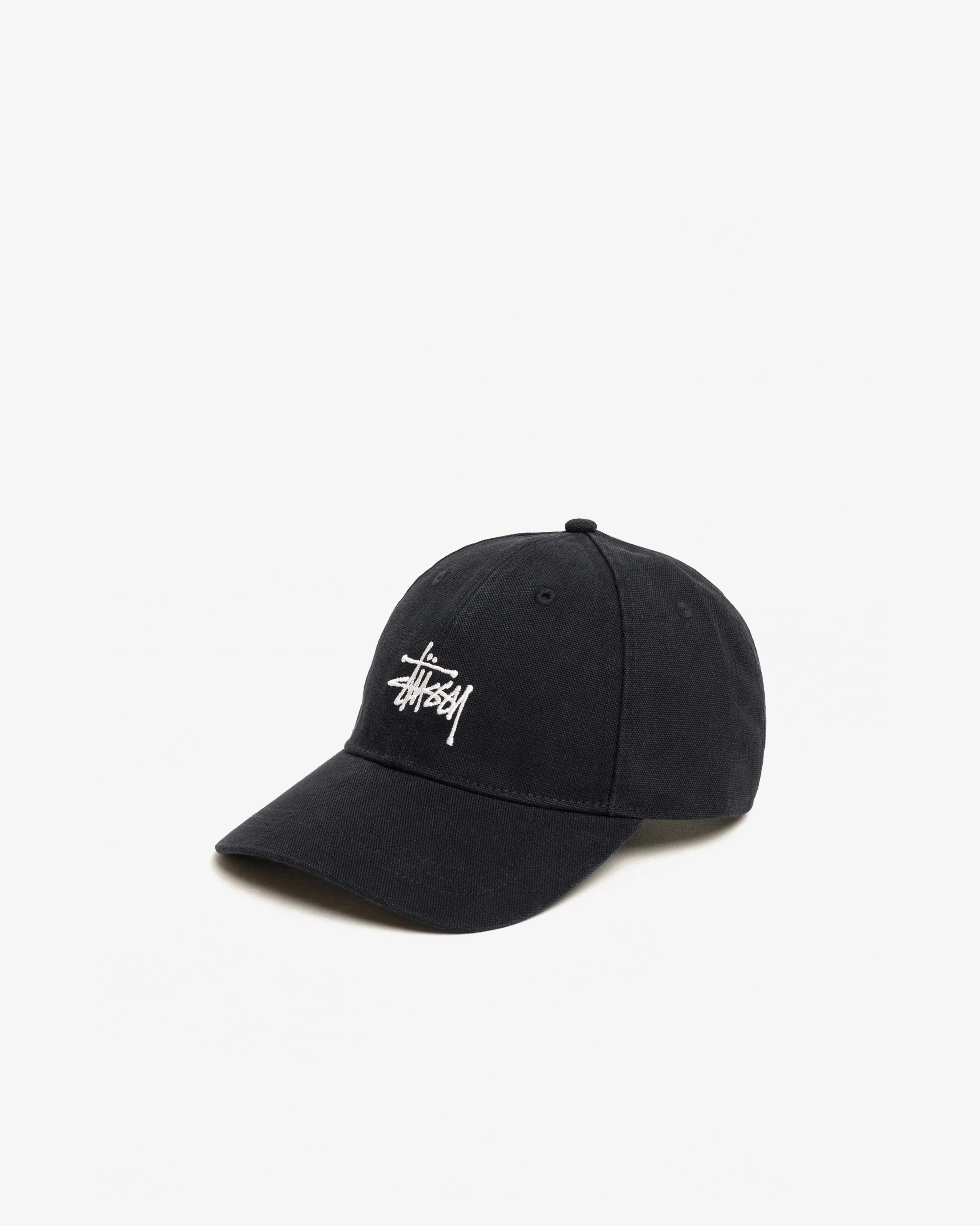 Stüssy - Men's Lp Basic Canvas Cap - (Black) - Image 2