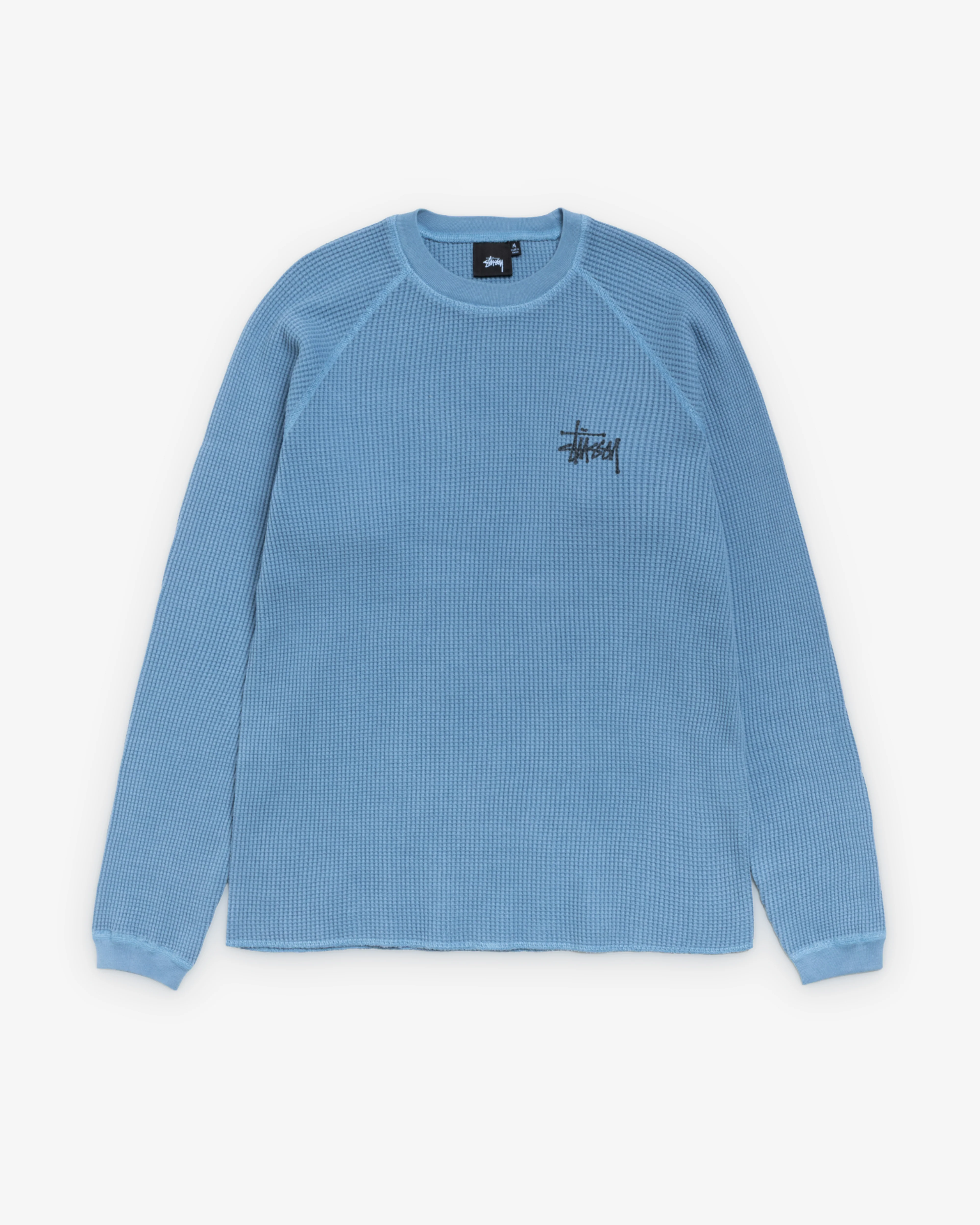 Stüssy - Men's Raglan Thermal Basic Stock - (Dust Blue)