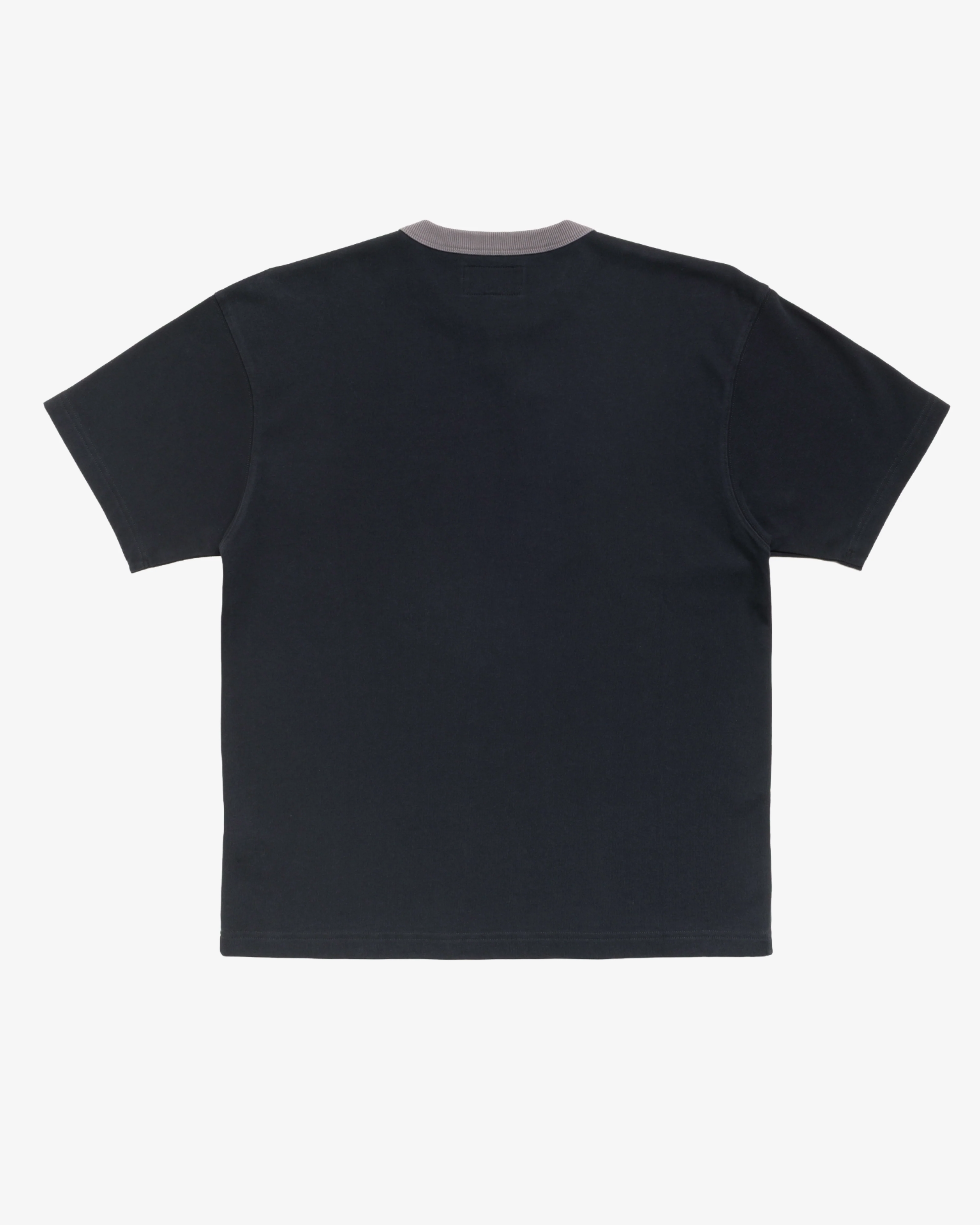 Stüssy -  Men's Ss Ringer Tee - (Black) - Image 2