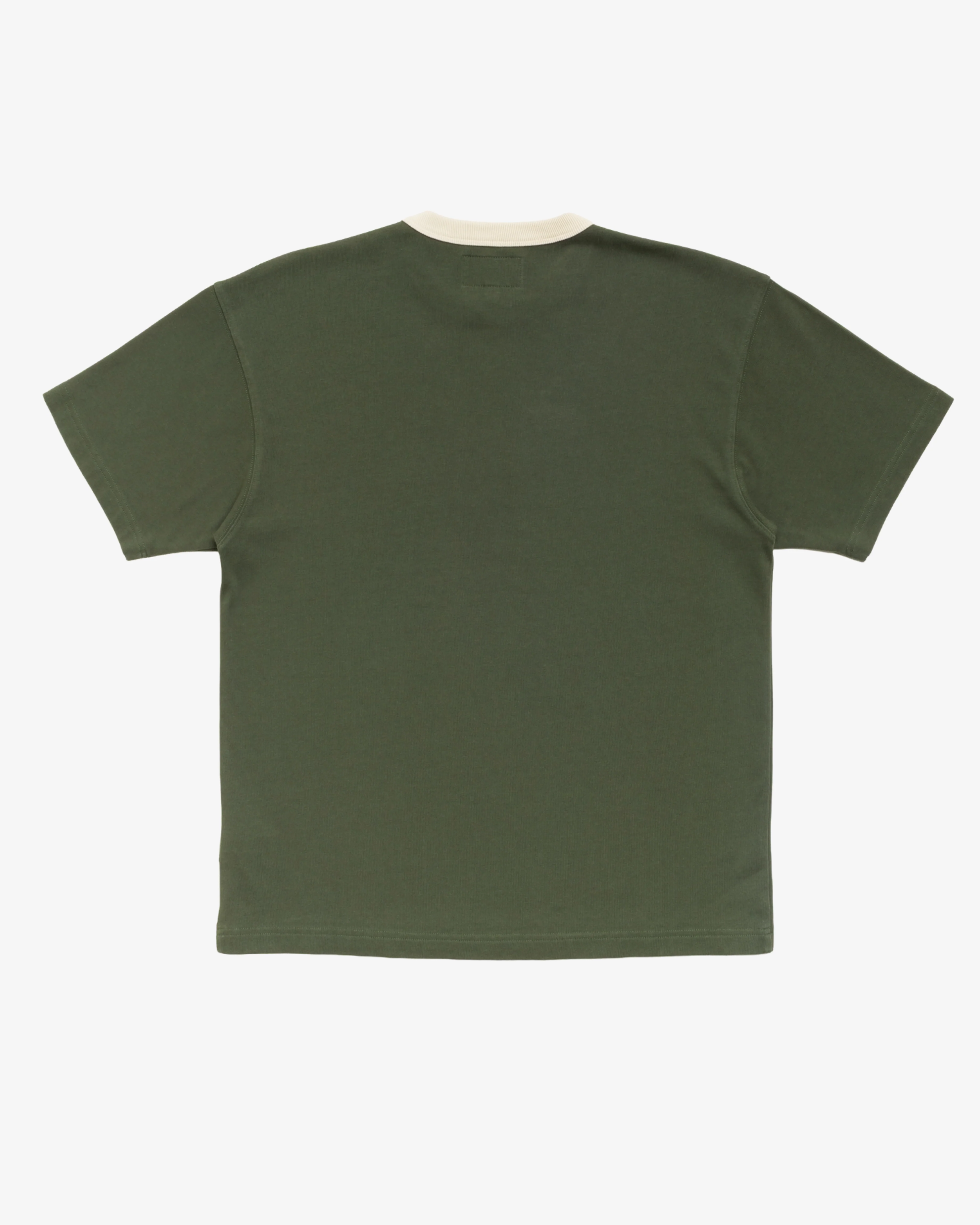 Stüssy -  Men's Ss Ringer Tee - (Olive) - Image 2
