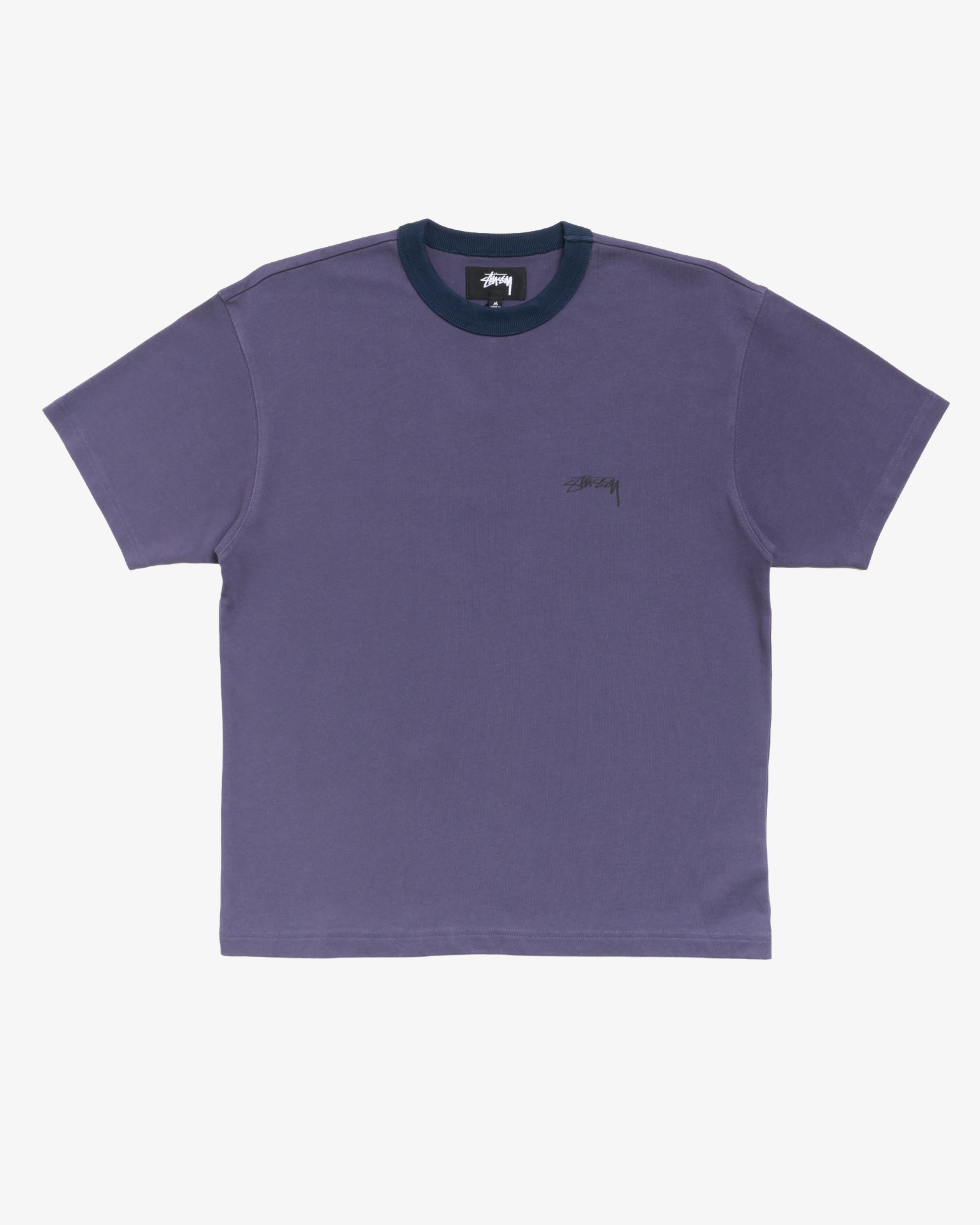 Stüssy -  Men's Ss Ringer Tee - (Purple)