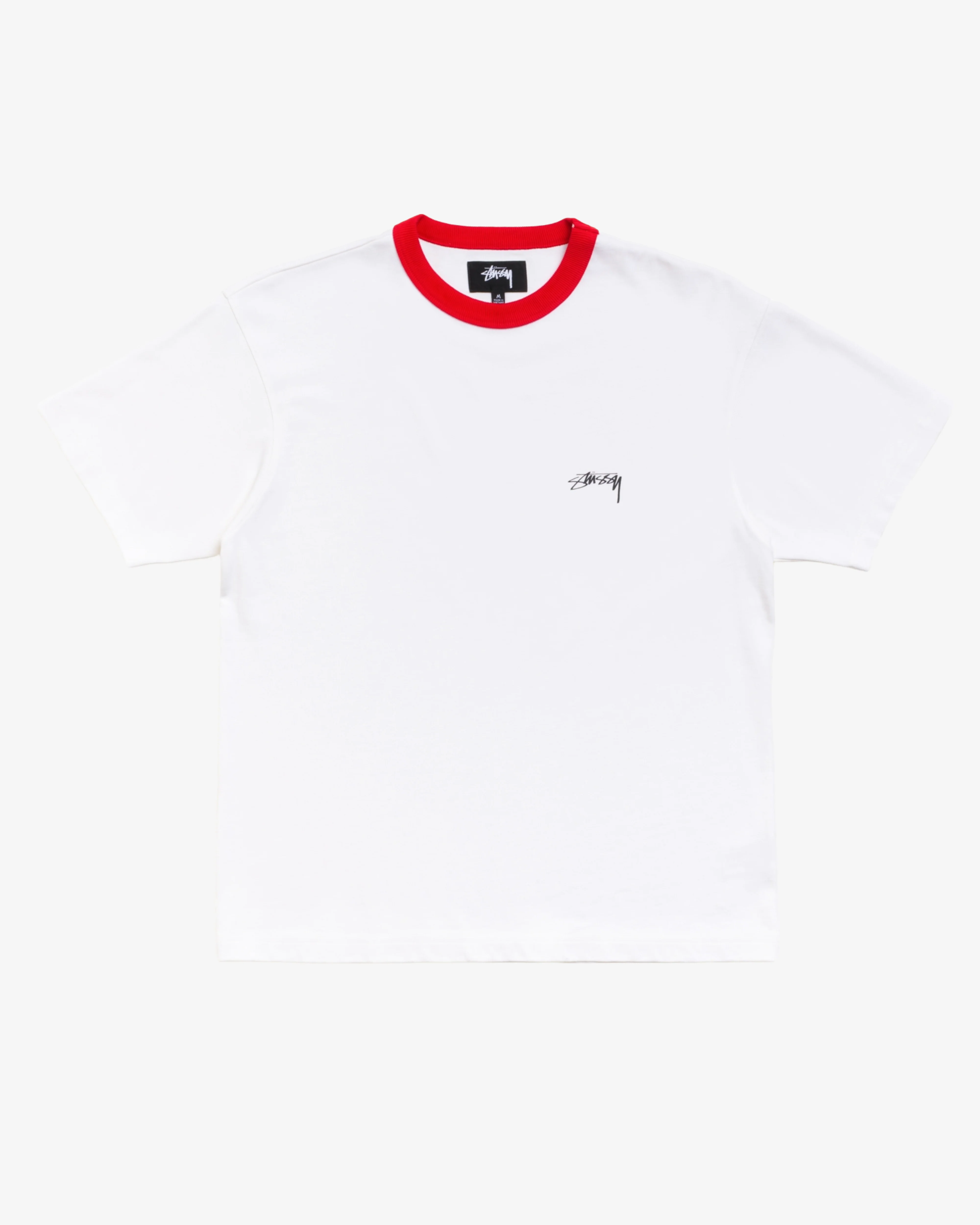Stüssy -  Men's Ss Ringer Tee - (White)