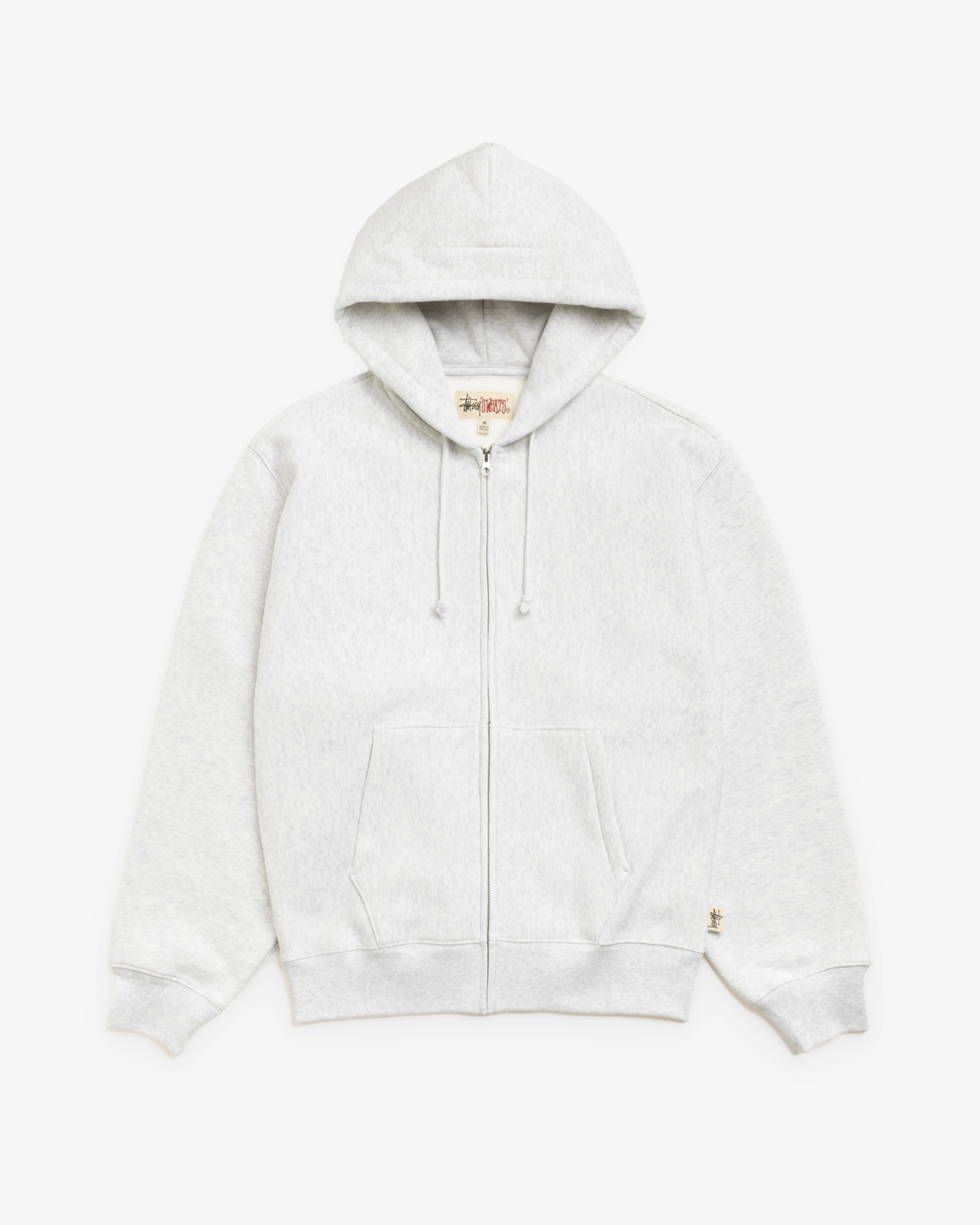 Stüssy - Men's Sweats Zip Hoodie - (Ash Heather)