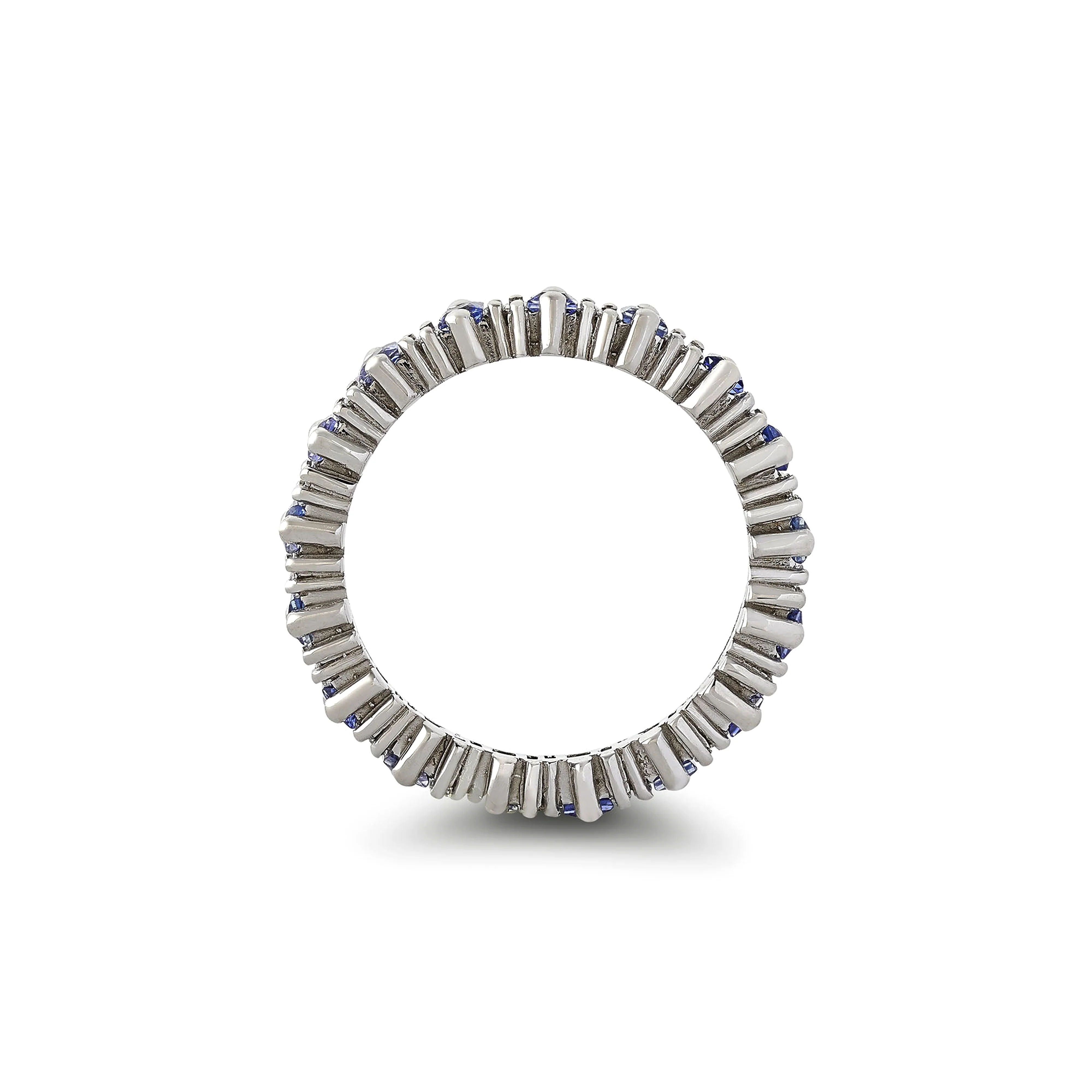 SUZANNE KALAN - Pastel Princess Cut Eternity Band - Image 3