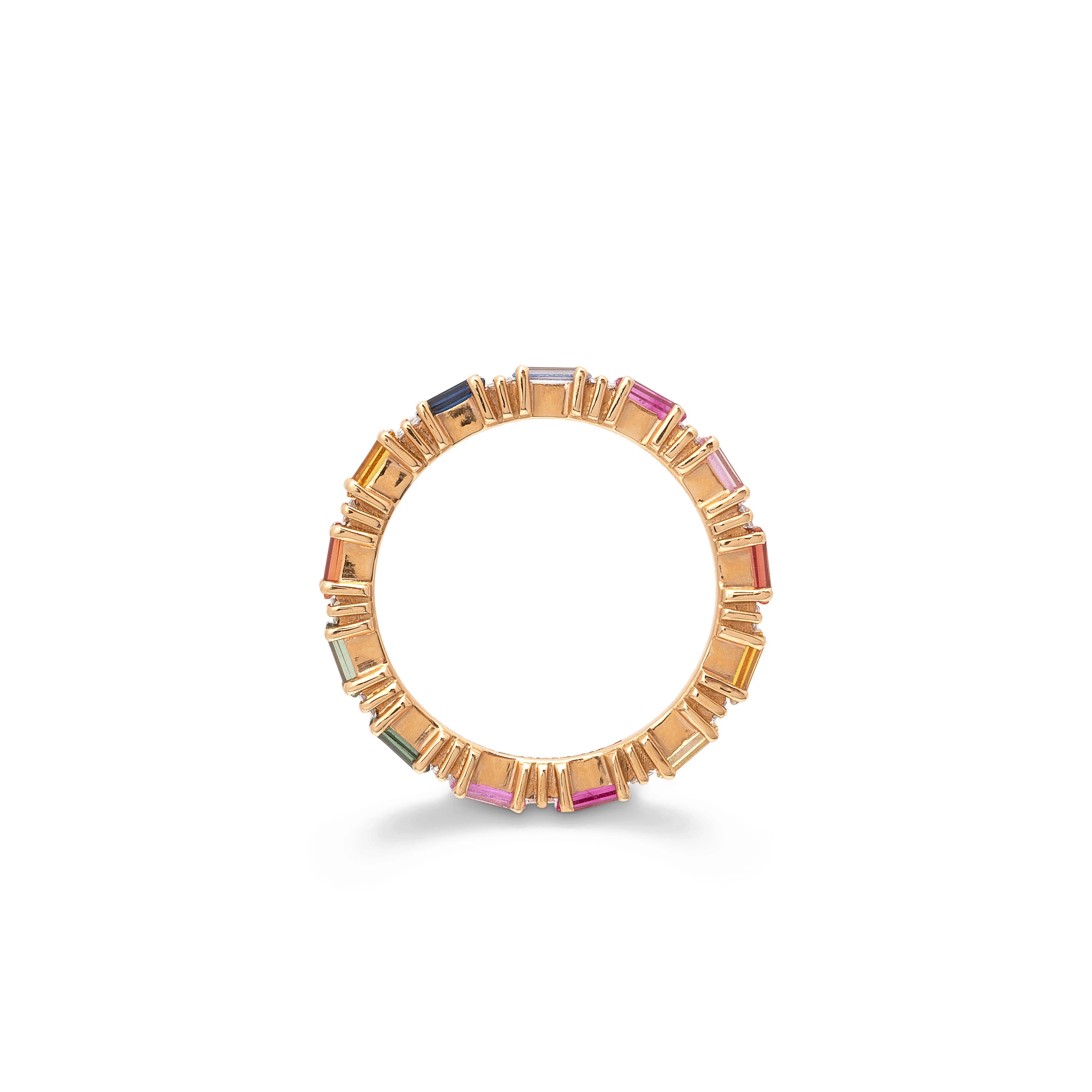 SUZANNE KALAN - Rose Gold Eternity Band - Image 3