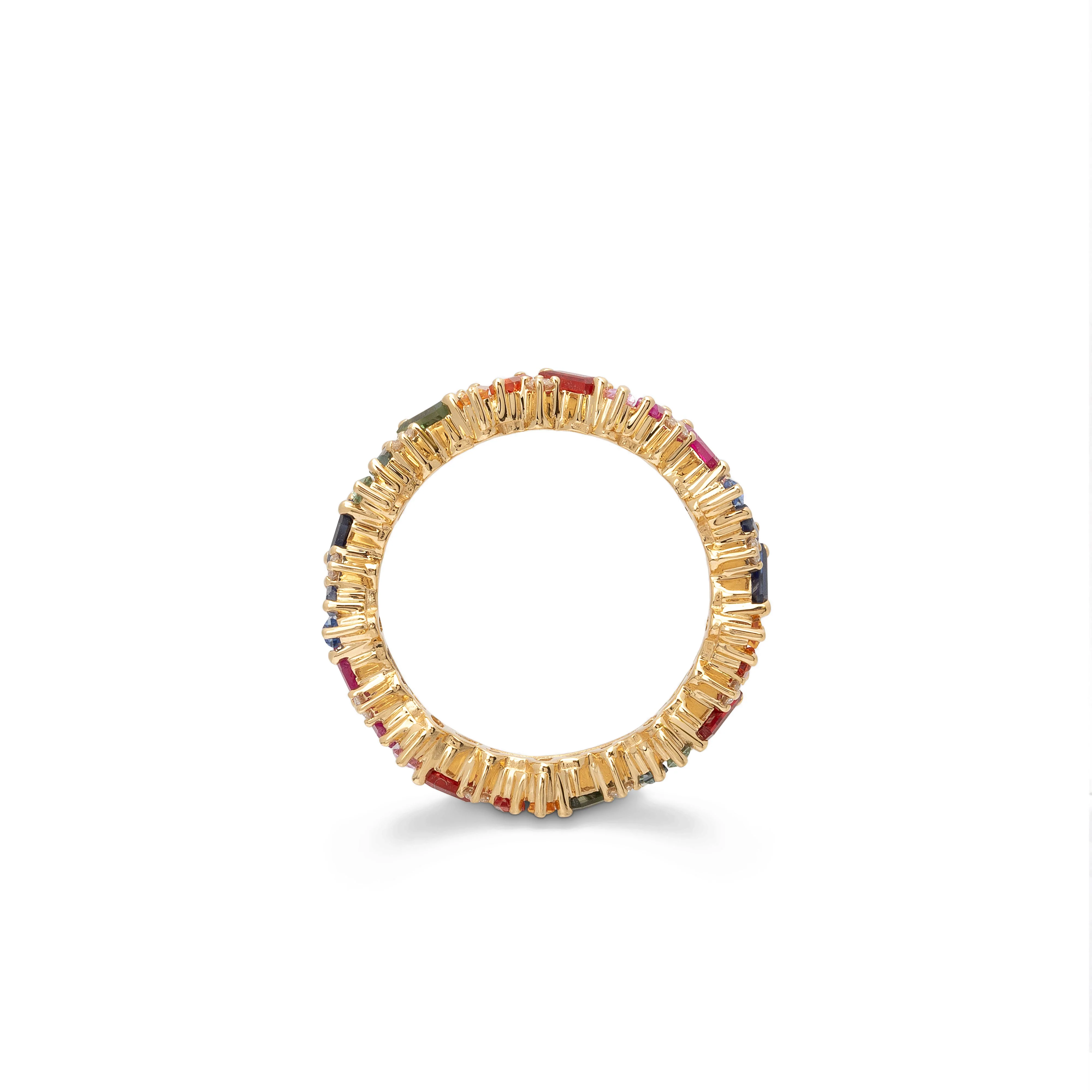 SUZANNE KALAN - Yellow Gold Eternity Band - Image 3