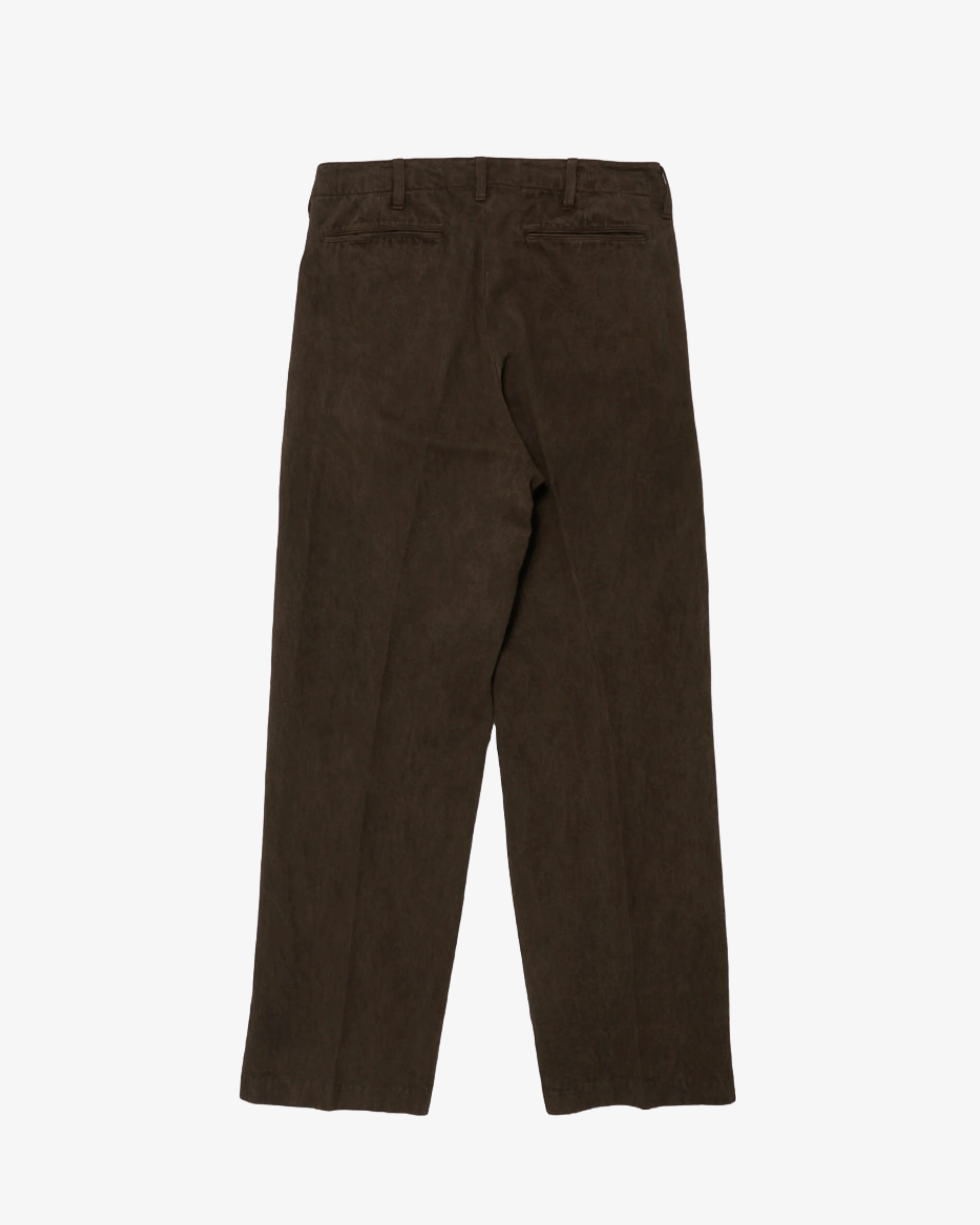 Taiga Takahashi - Men's Lot 221 Field Trousers - (Mud Dyed Brown) - Image 2