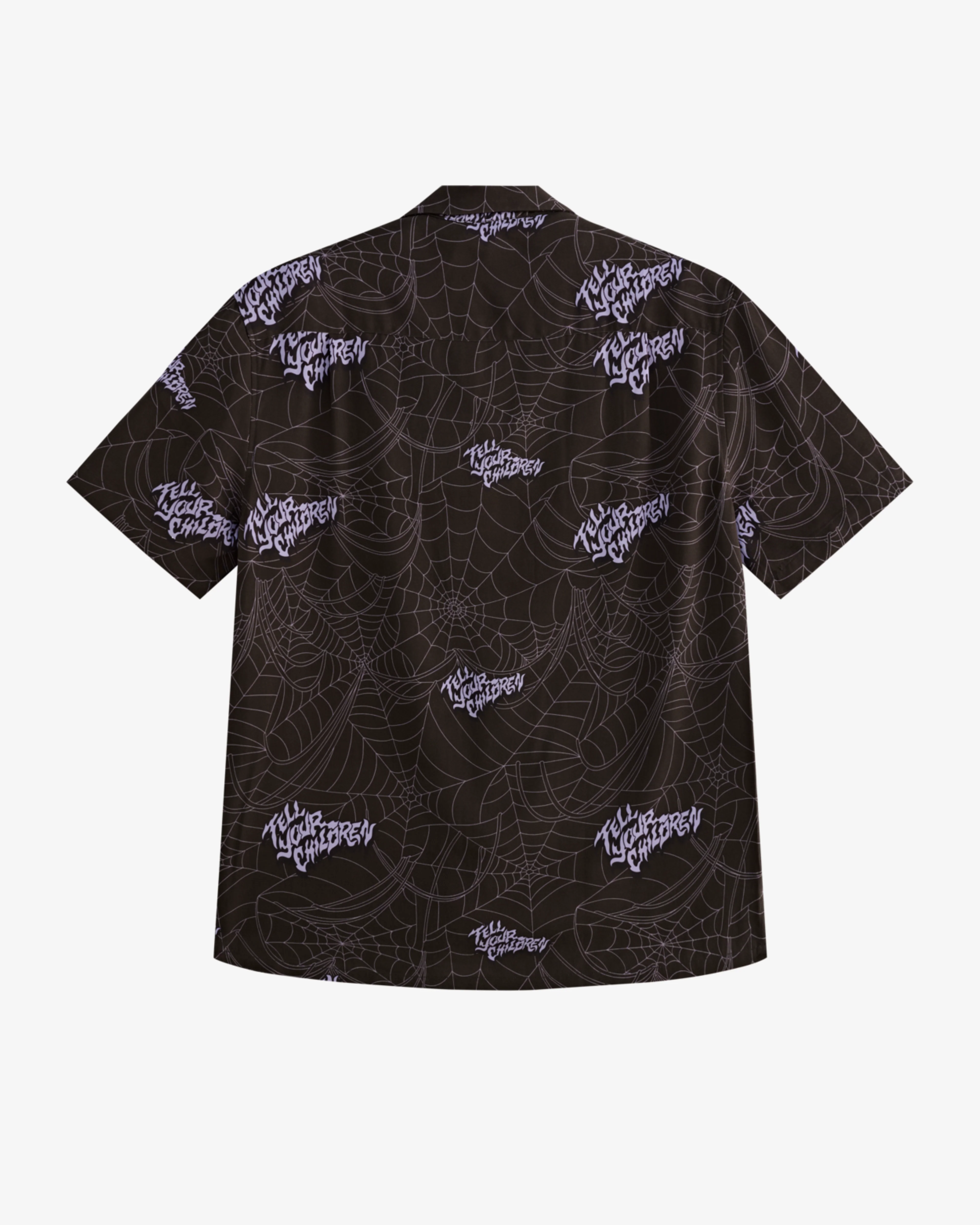 TELL YOUR CHILDREN - Men's Webmark Shirt - (Black) - Image 2