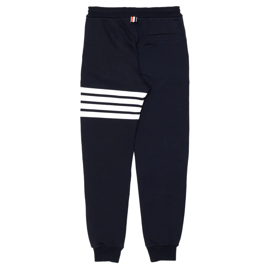 Thom Browne - Mens Classic Sweatpant With Engineered 4-Bar - (Navy) - Image 2