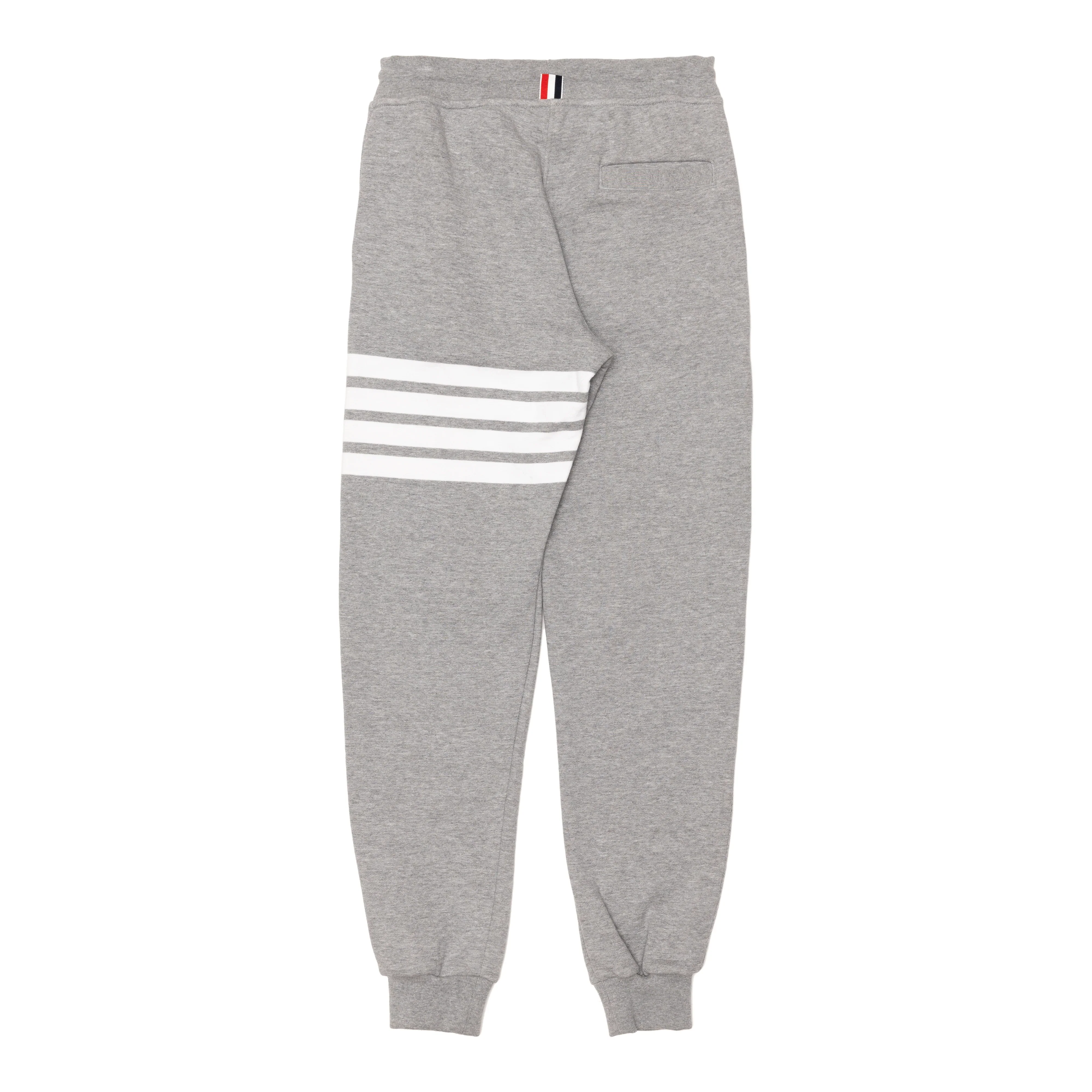 Thom Browne - Mens Classic Sweatpant With Engineered 4-Bar - (Light Grey) - Image 2