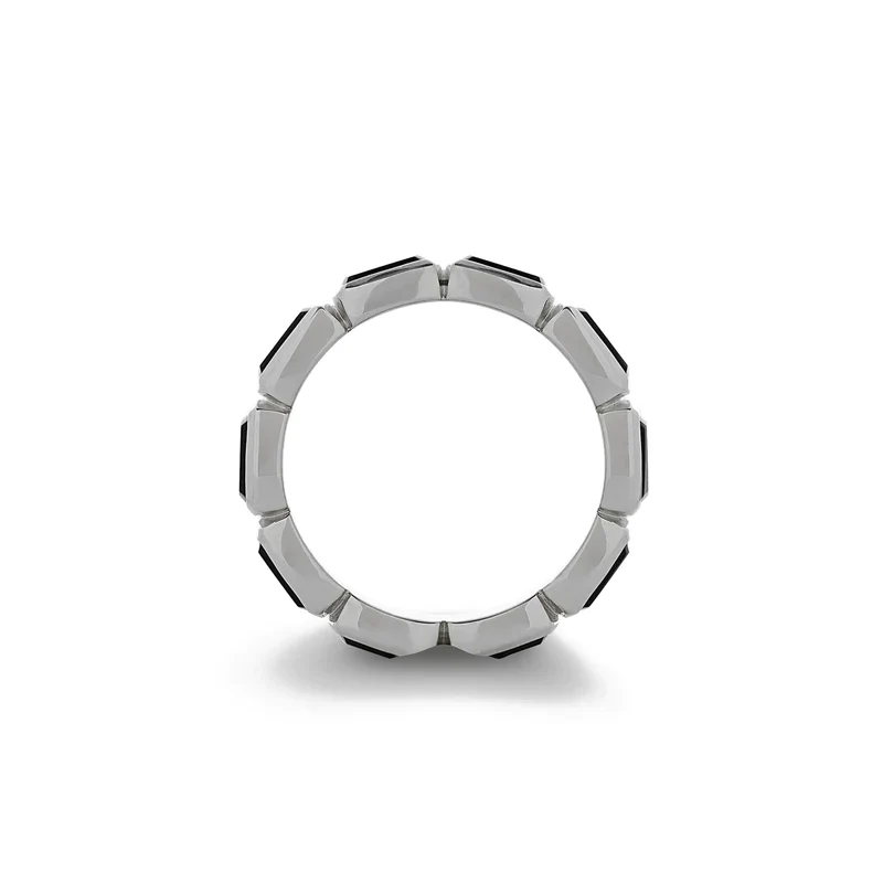 Tom Wood - Cushion Band Polished Onyx - Image 3
