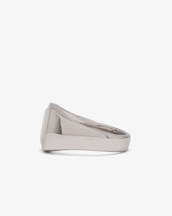 Tom Wood - Kay Ring White Mop - (Silver) - Image 2
