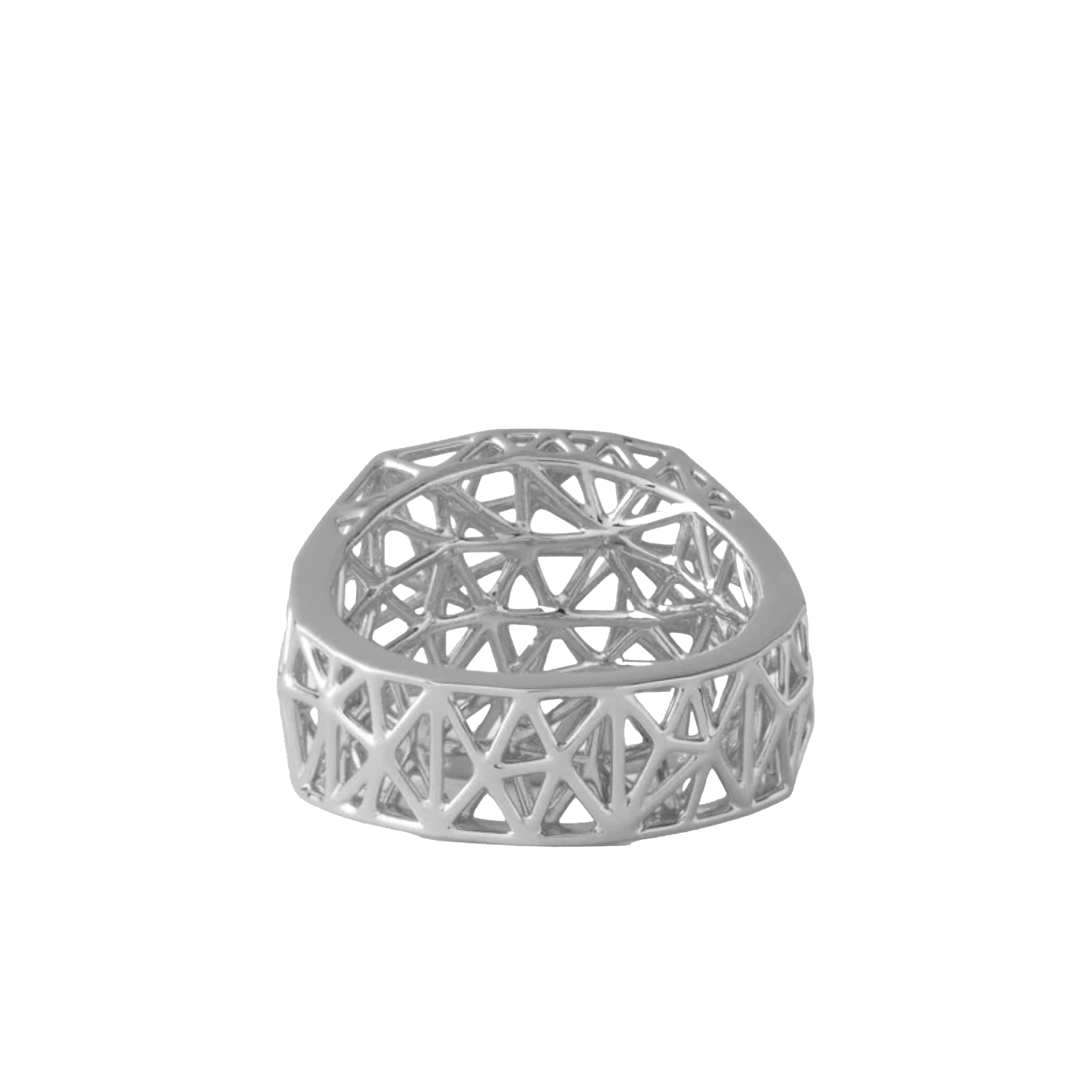 TOM WOOD - Mesh Ring - (Silver) - Image 2