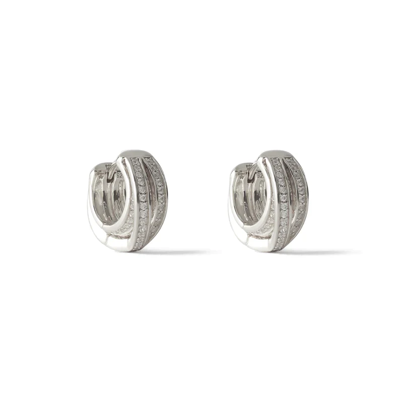 TOM WOOD - Orb Huggies - (Silver)