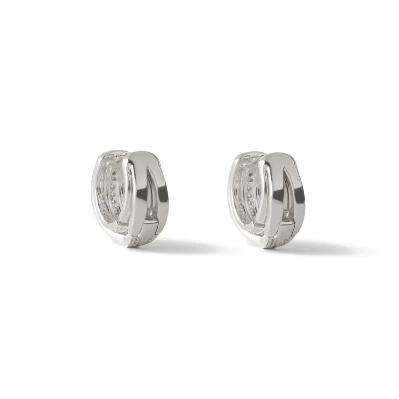 TOM WOOD - Orb Huggies - (Silver) - Image 2