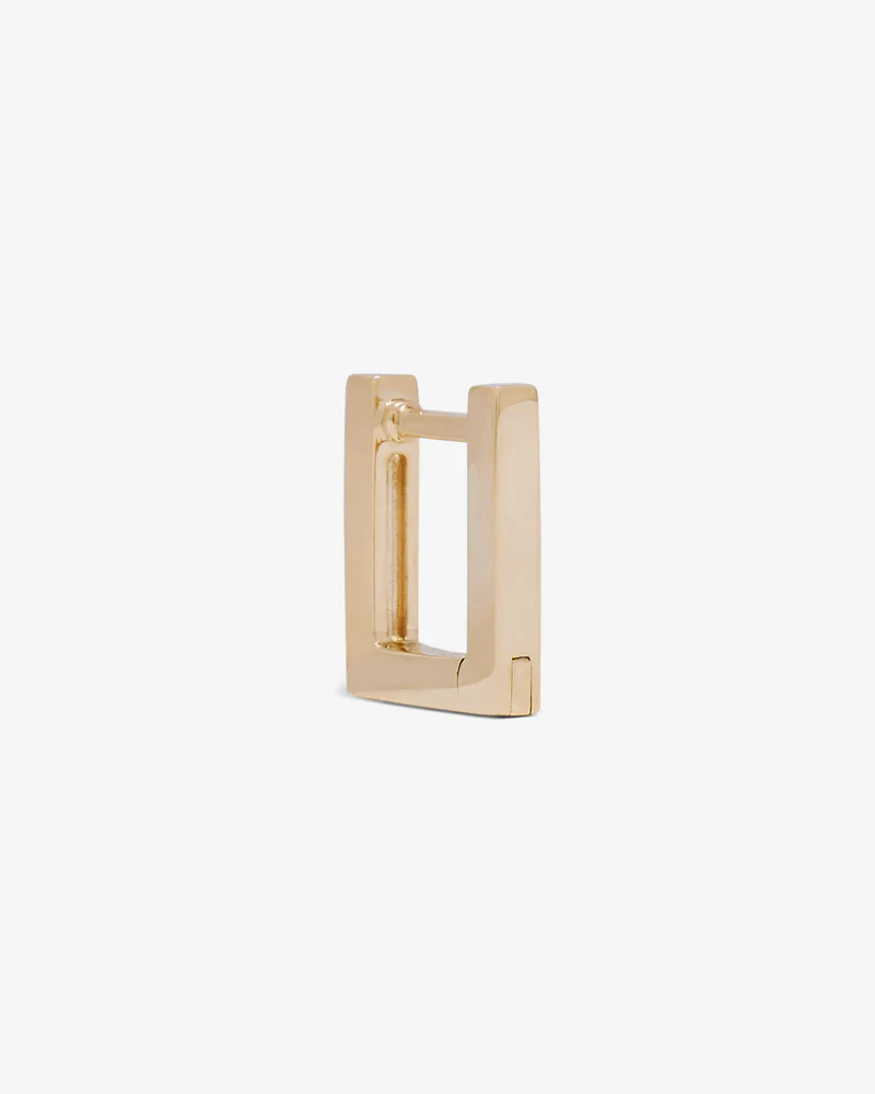 Tom Wood - Sleek Huggie Gold Diamonds - (Yellow Gold) - Image 2