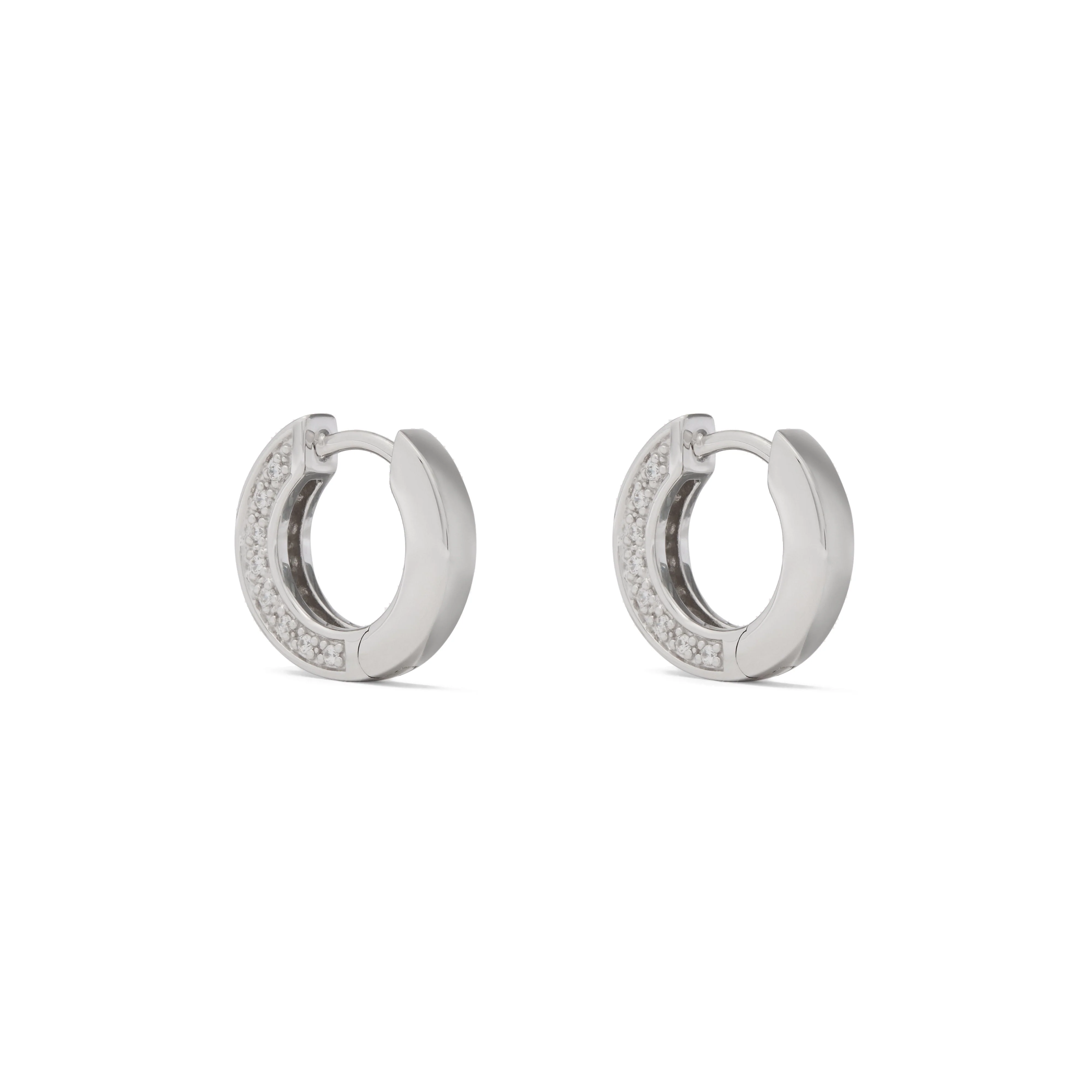Tom Wood - Women’s Nova Hoops Small - (Silver) - Image 2