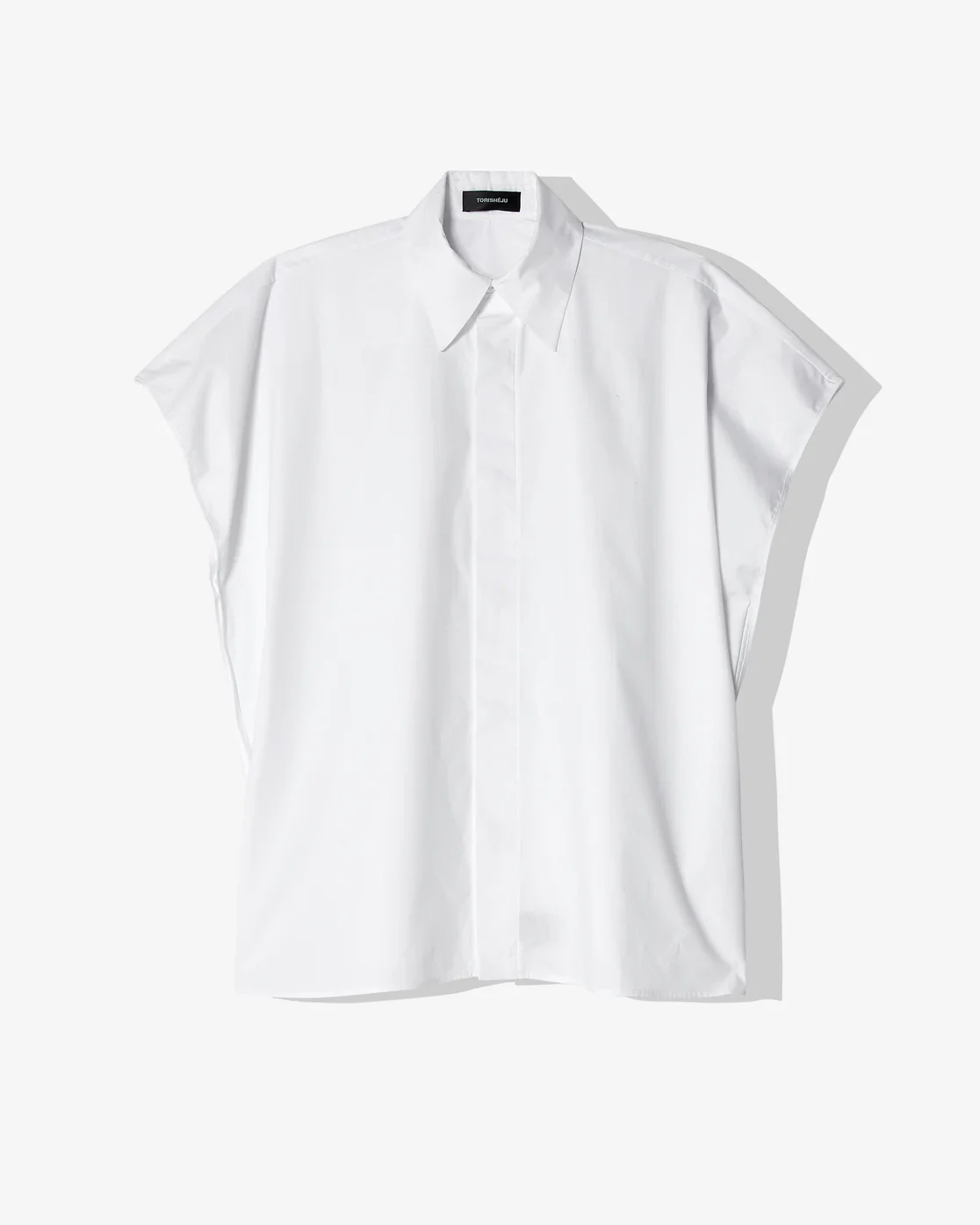 TORISHEJU - Women's Square Plain Shortsleeved Shirt - (White)