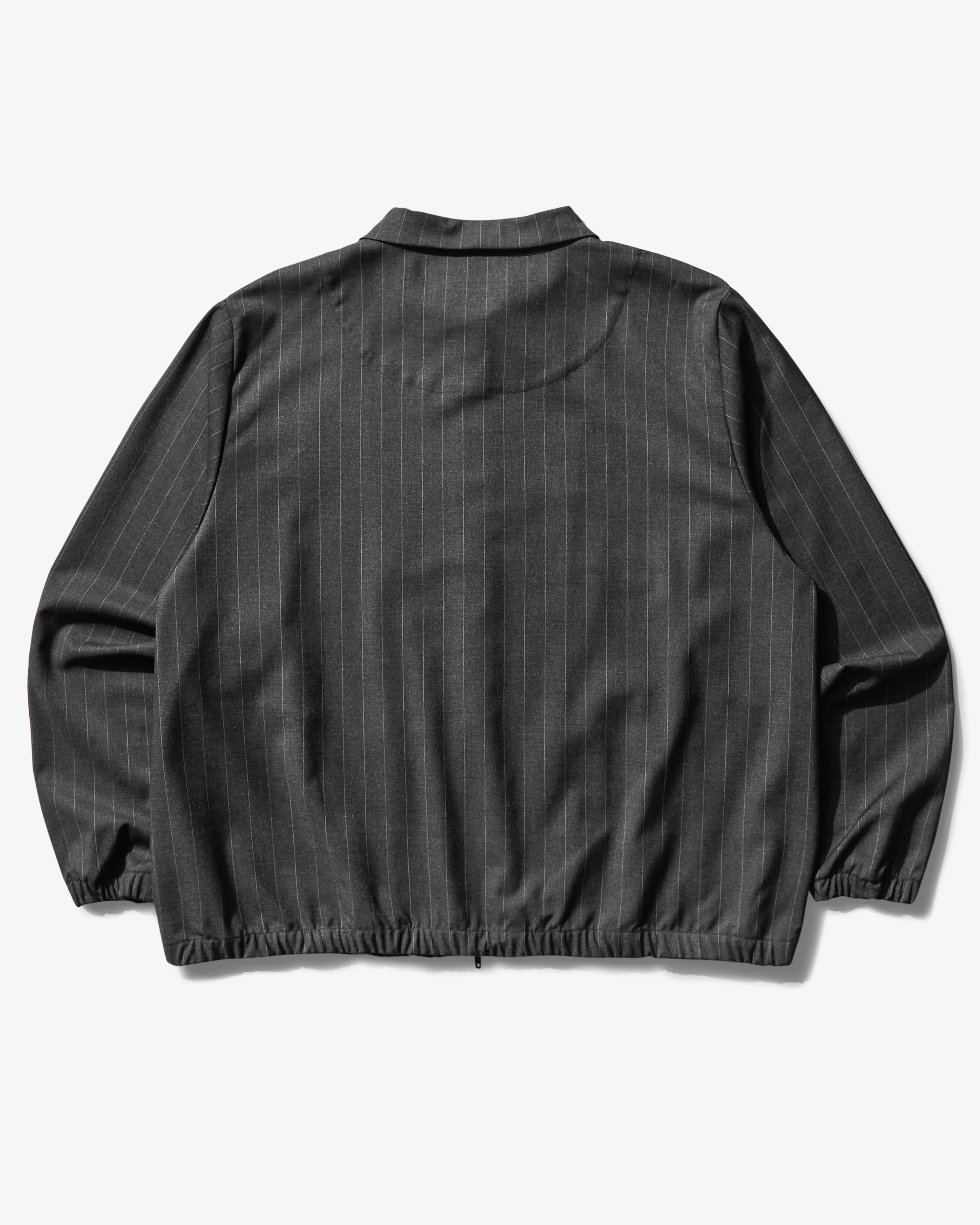 UMBRO - Men's Formal Pinstriped Jacket - (Grey) - Image 2