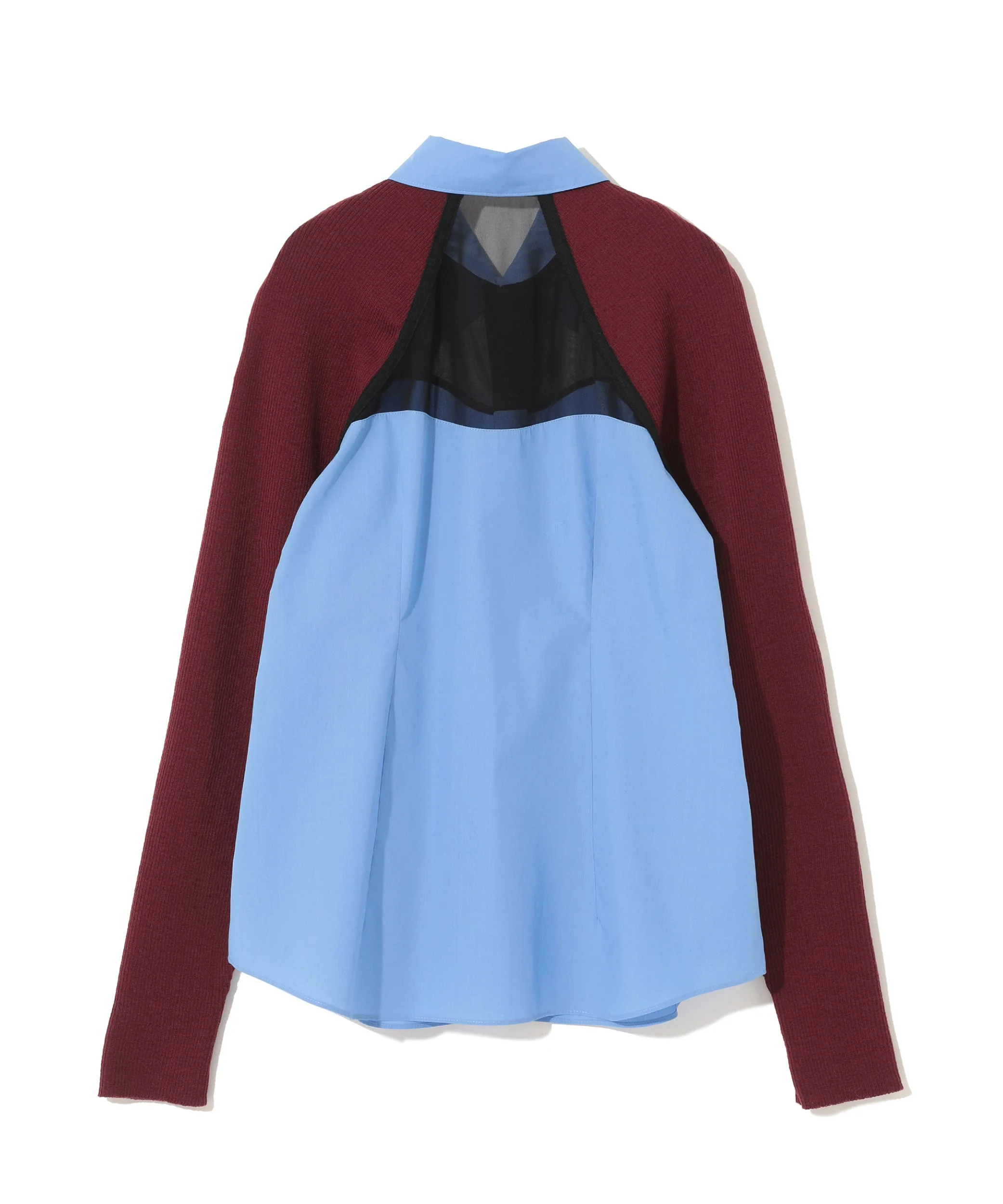 Undercover - Cotton X Wool Knit Shirt - (Light Blue) - Image 2