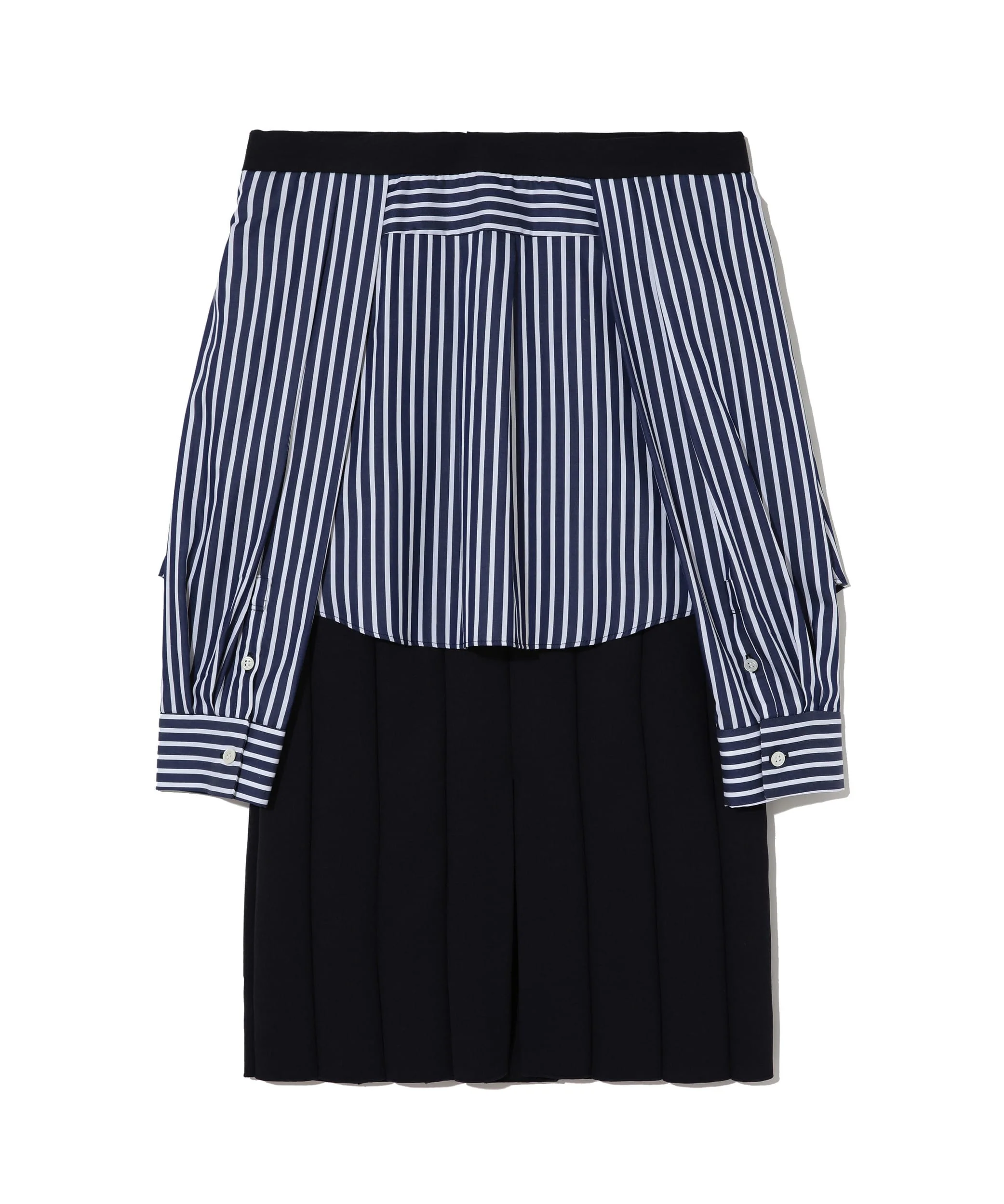 UNDERCOVER - Women's Skirt With Shirt Detail - (Navy) - Image 2