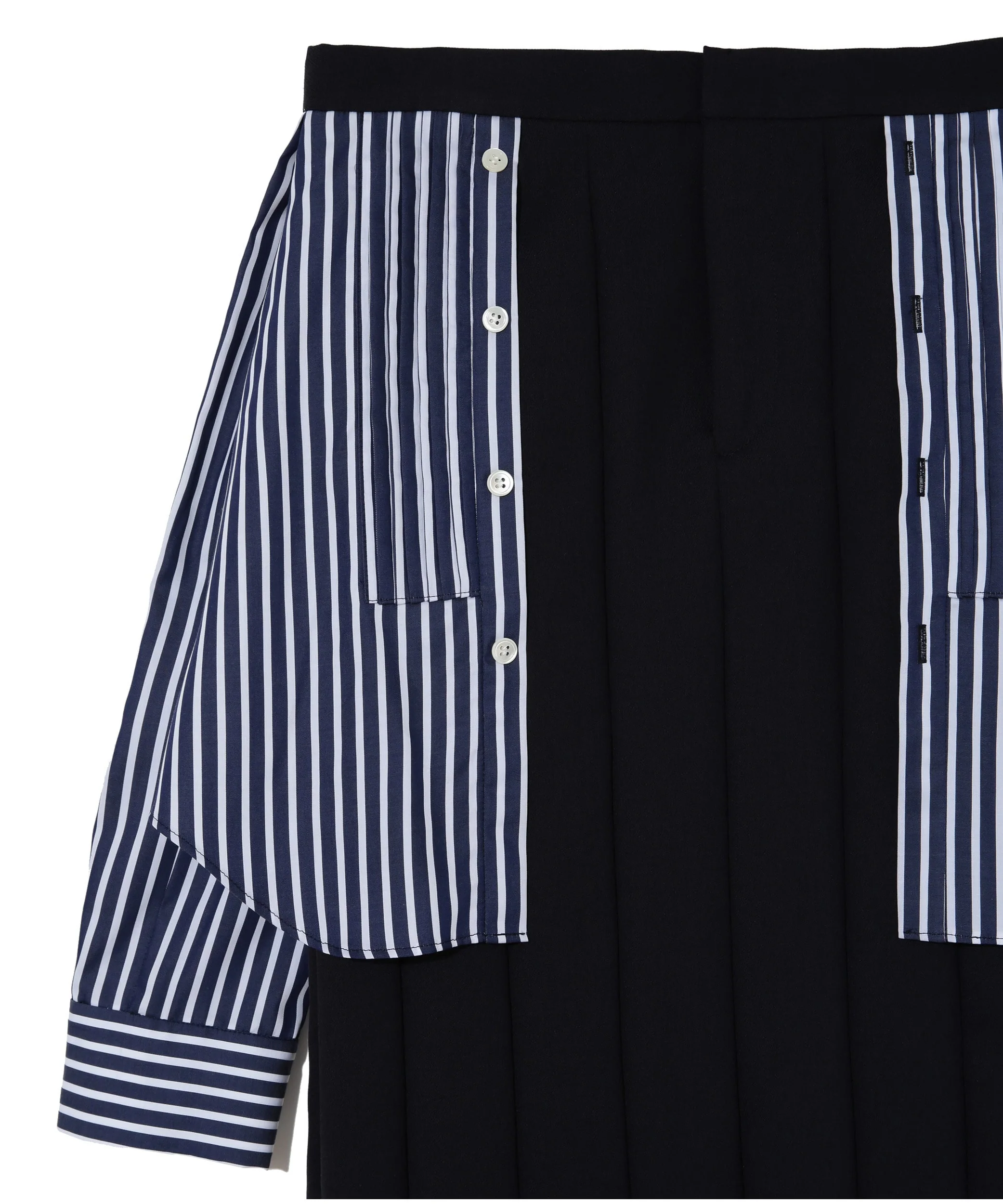 UNDERCOVER - Women's Skirt With Shirt Detail - (Navy) - Image 3