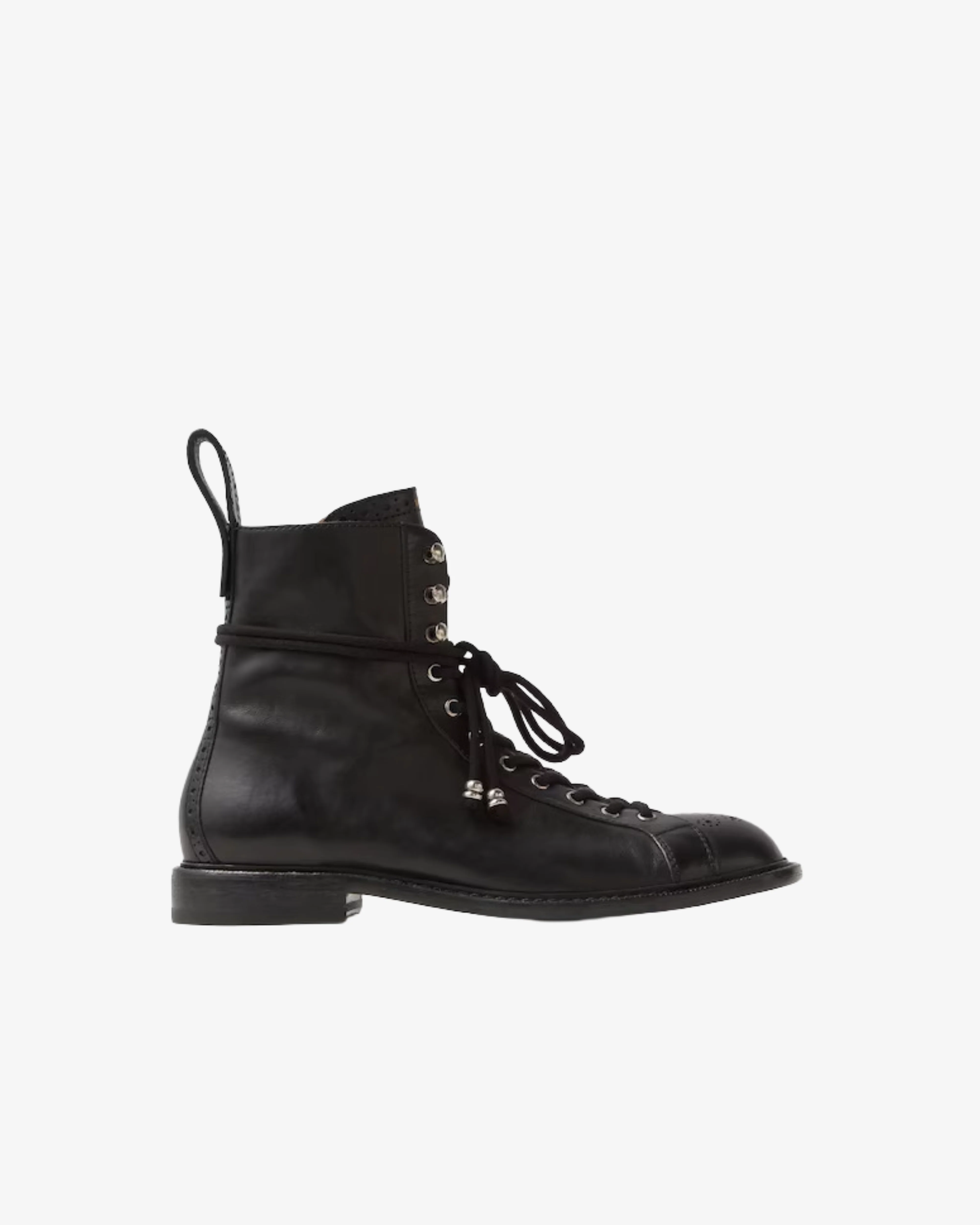 VERSACE - Men's Billy Leather Boots - (Black)
