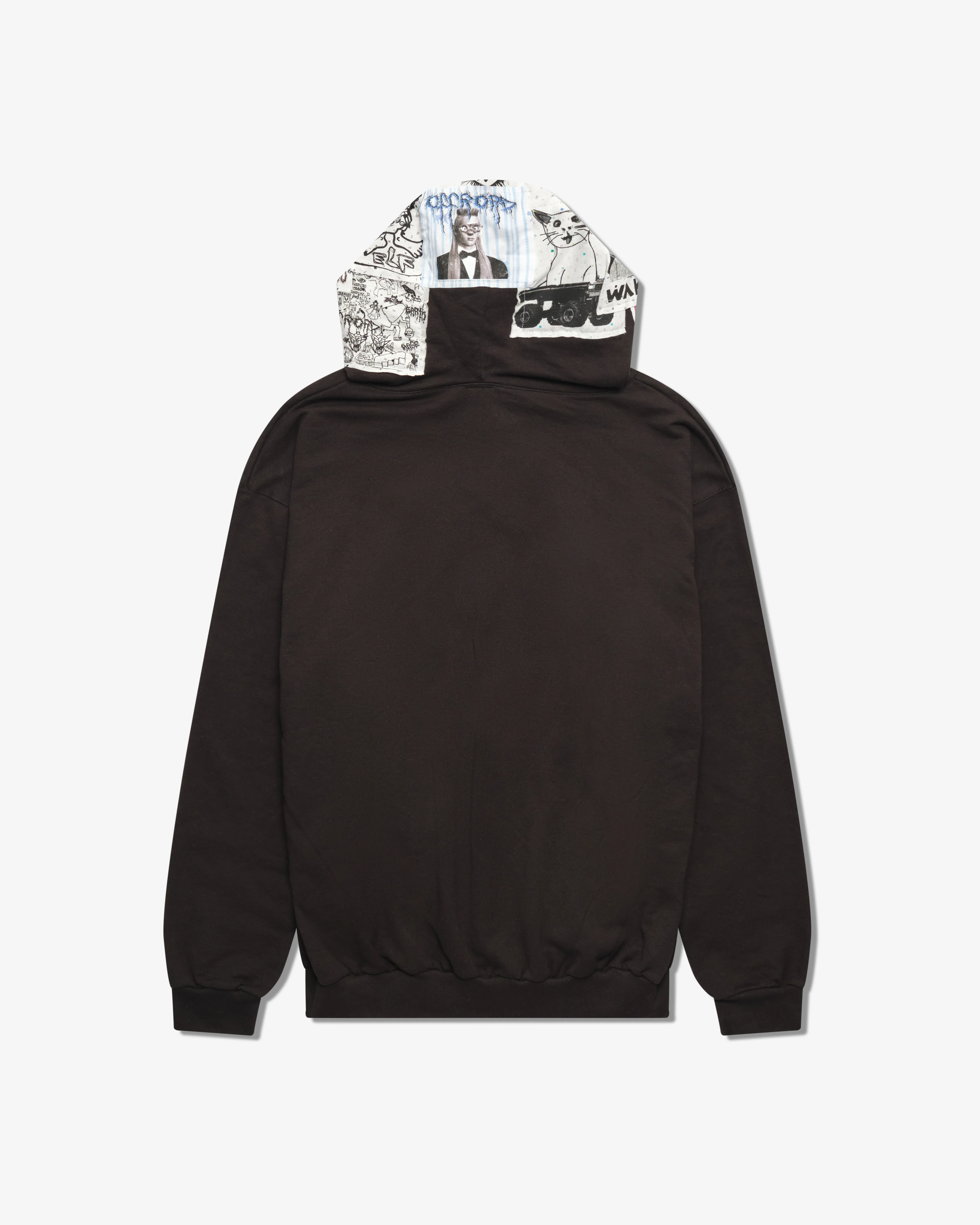 WESTFALL - Men's Westfall Zip Patch Hoodie Long Sleeve - (Black) - Image 2