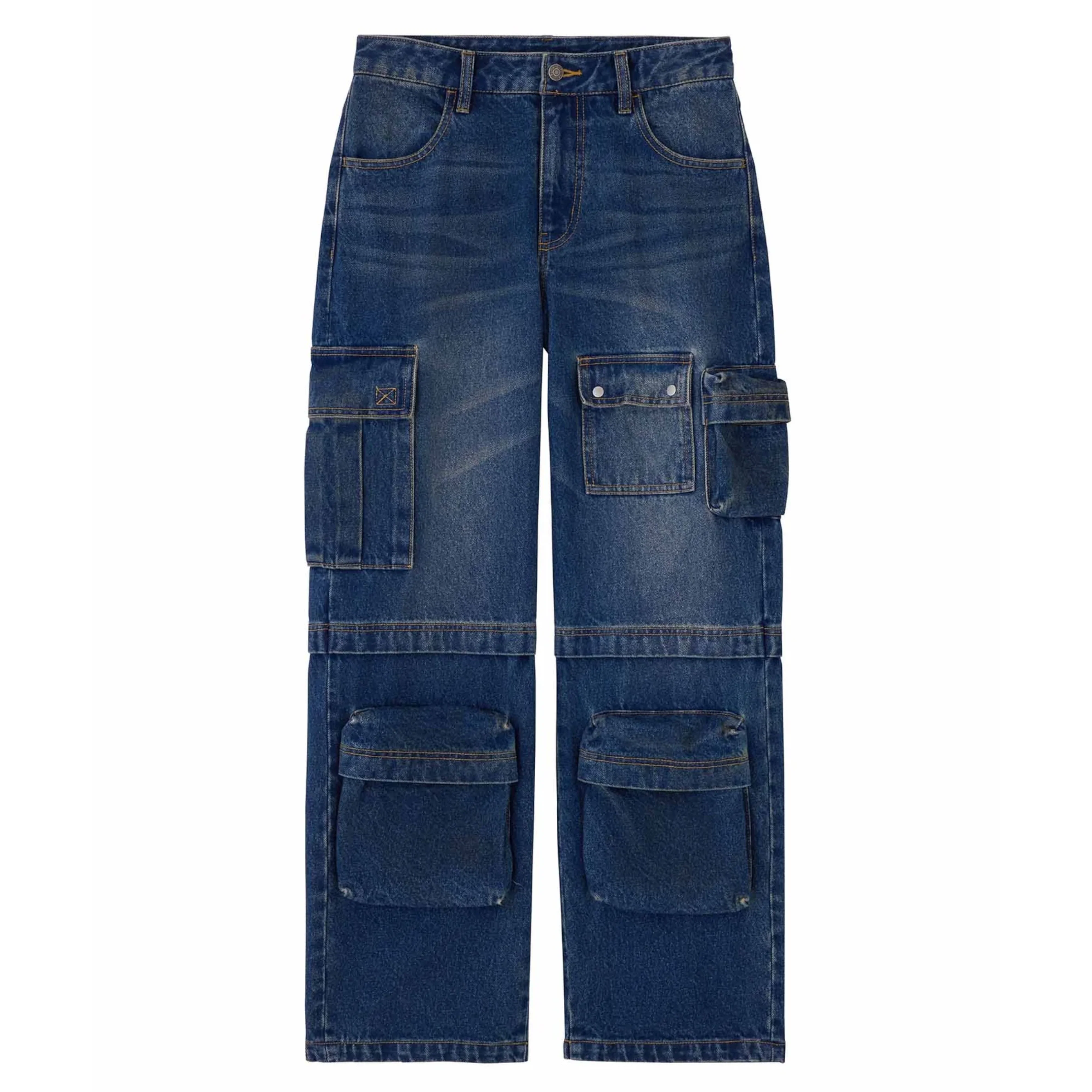 X-GIRL - Pocket Denim Pants - (63 Indigo)